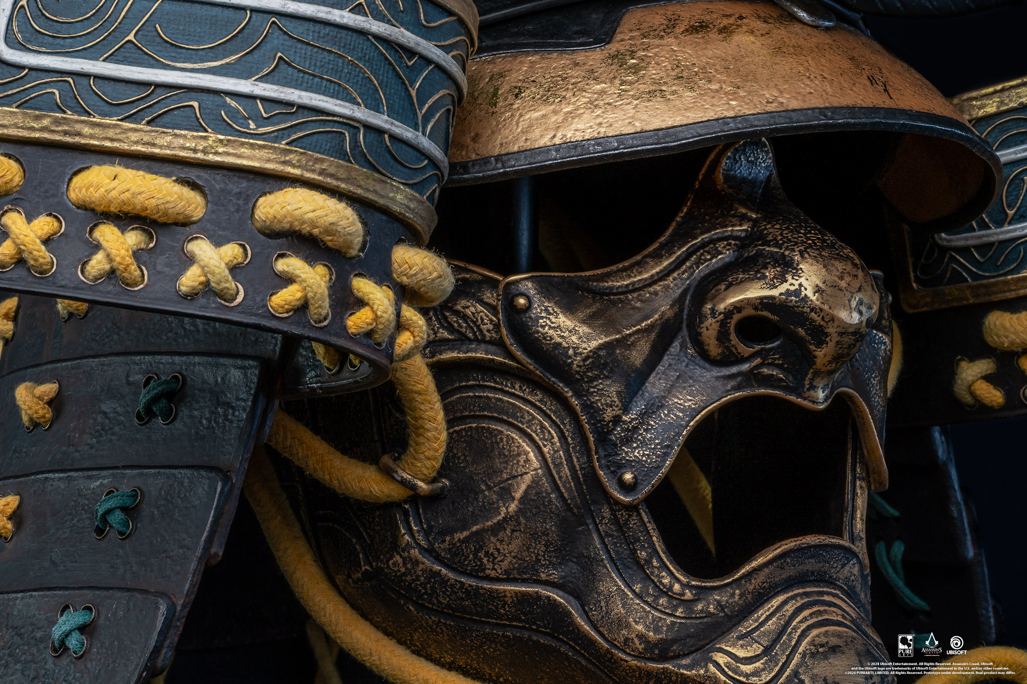 Assassins Creed Yasuke Helmet Scaled Replica  (Prototype Shown) View 4