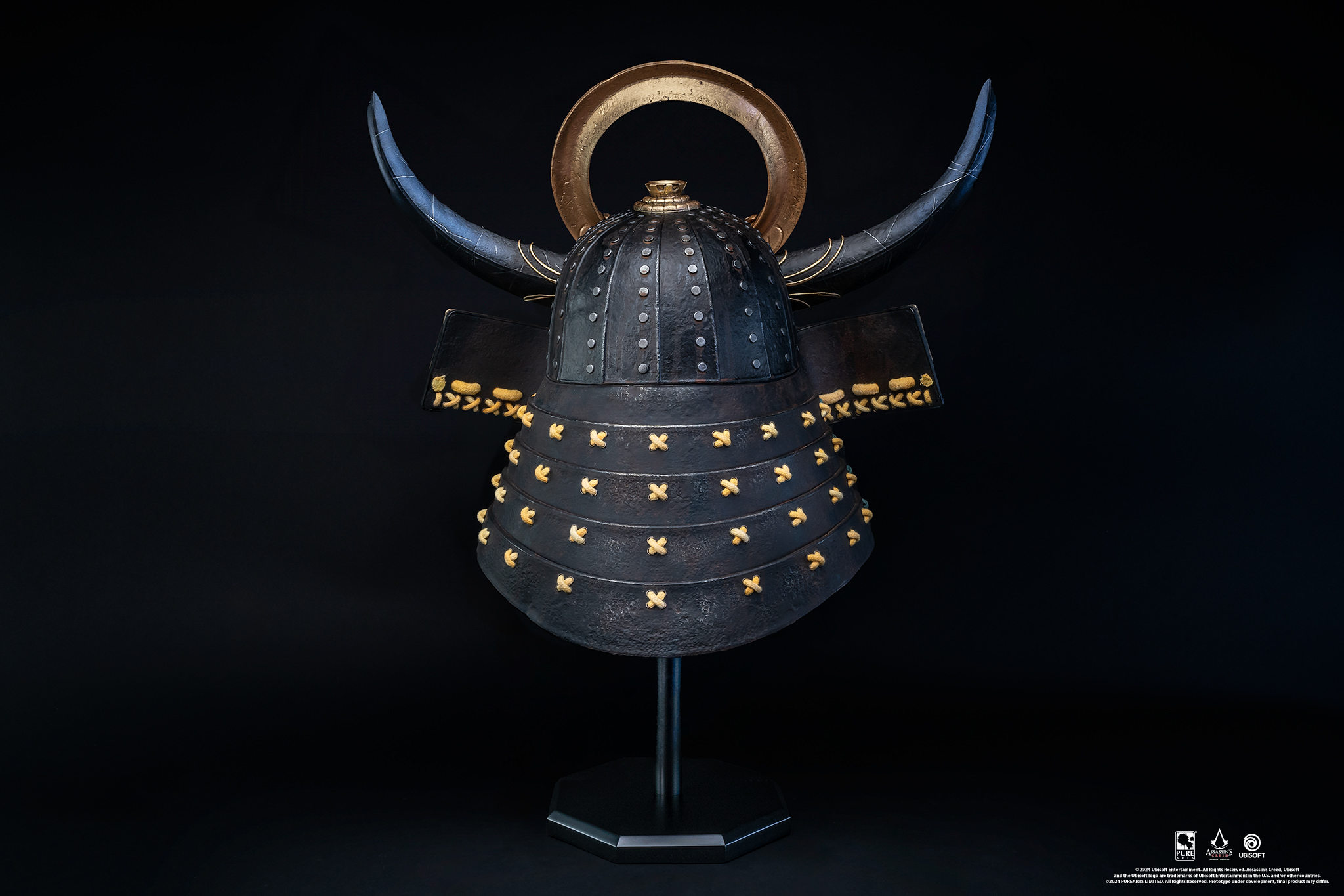 Assassins Creed Yasuke Helmet Scaled Replica  (Prototype Shown) View 8