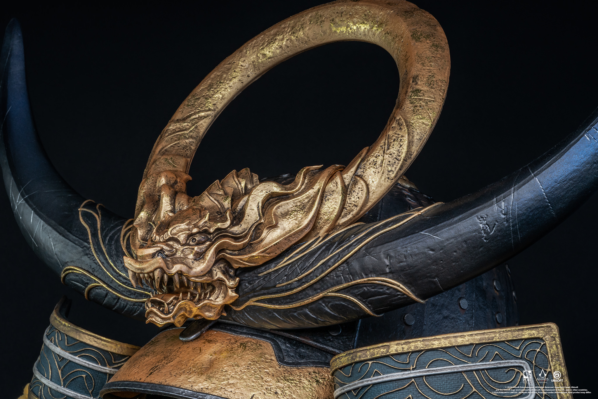 Assassins Creed Yasuke Helmet Scaled Replica  (Prototype Shown) View 11