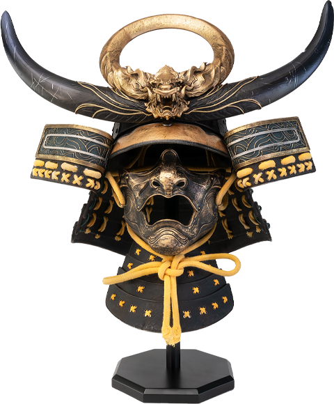 Assassins Creed Yasuke Helmet Scaled Replica  (Prototype Shown) View 12