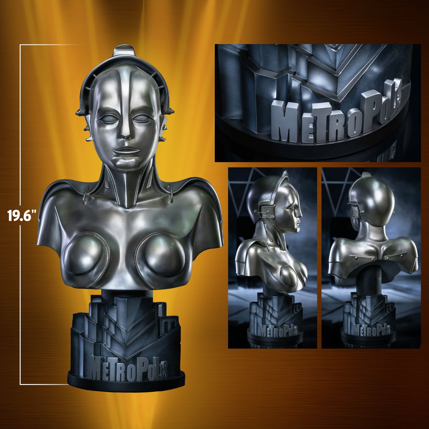 Metropolis Maschinenmensh Bust  (Prototype Shown) View 2