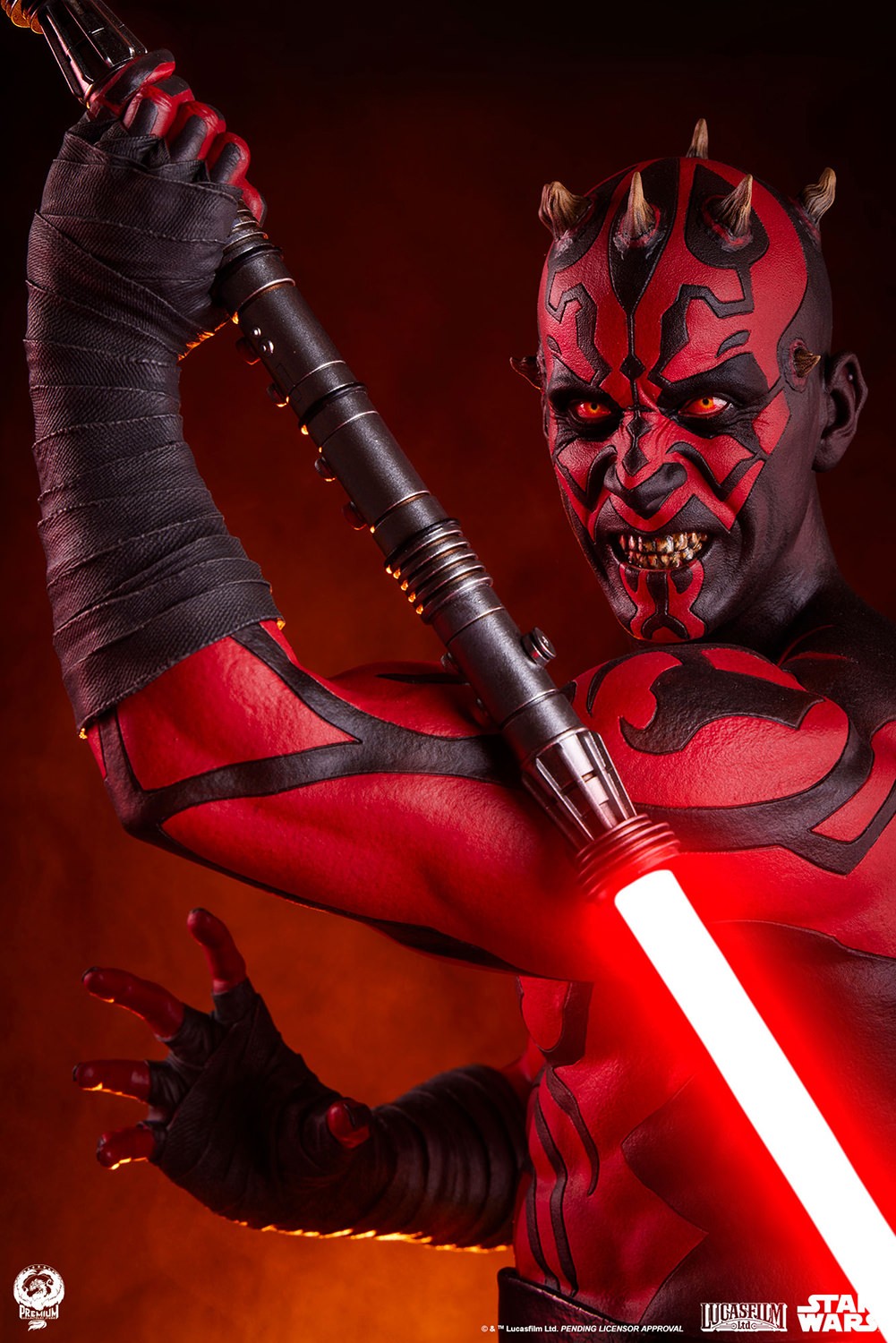 Star Wars Darth Maul (Deluxe Edition) Statues  (Prototype Shown) View 3