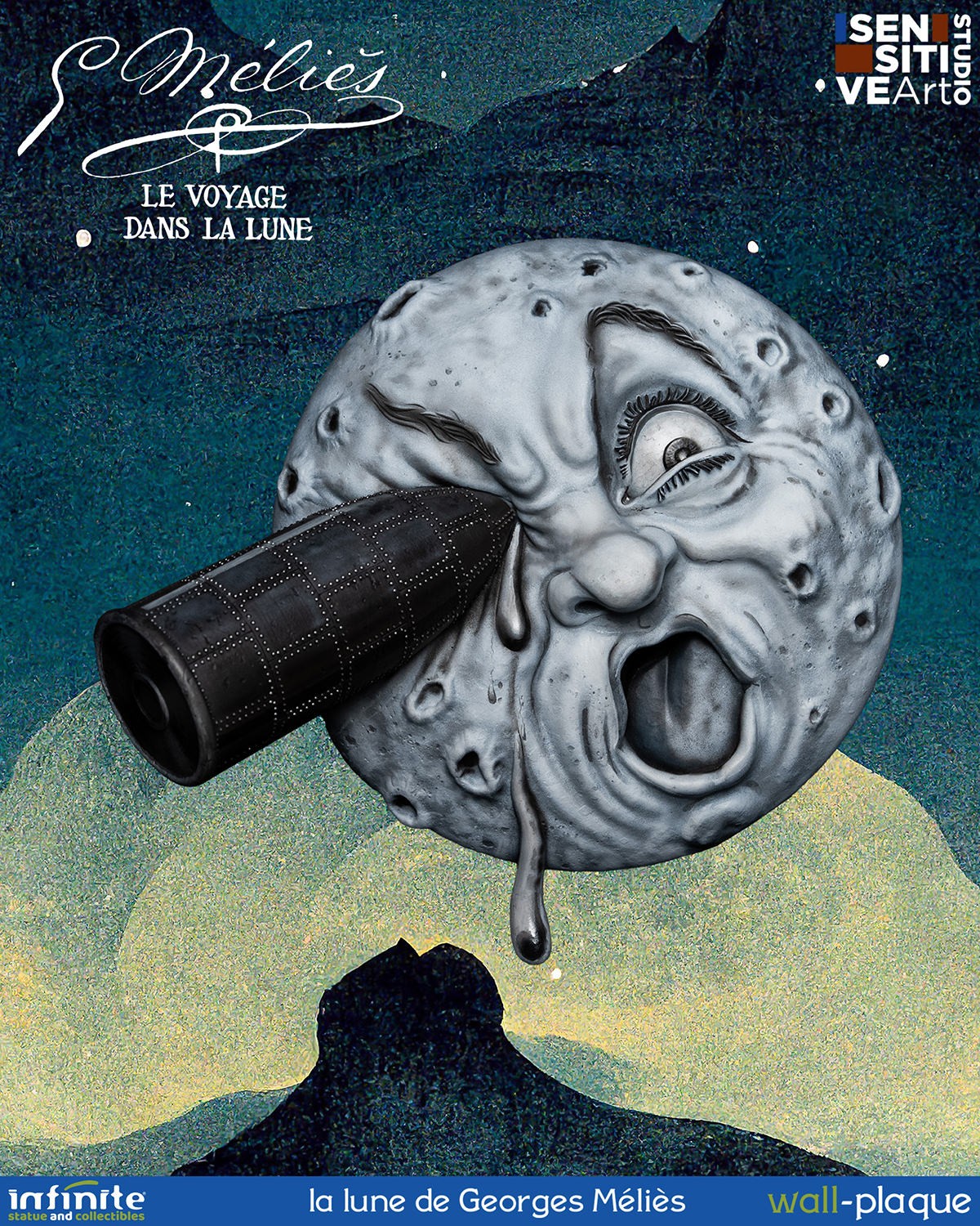 Le Voyage Dans La Lune La Lune de George Melies Wall Decor  (Prototype Shown) View 4