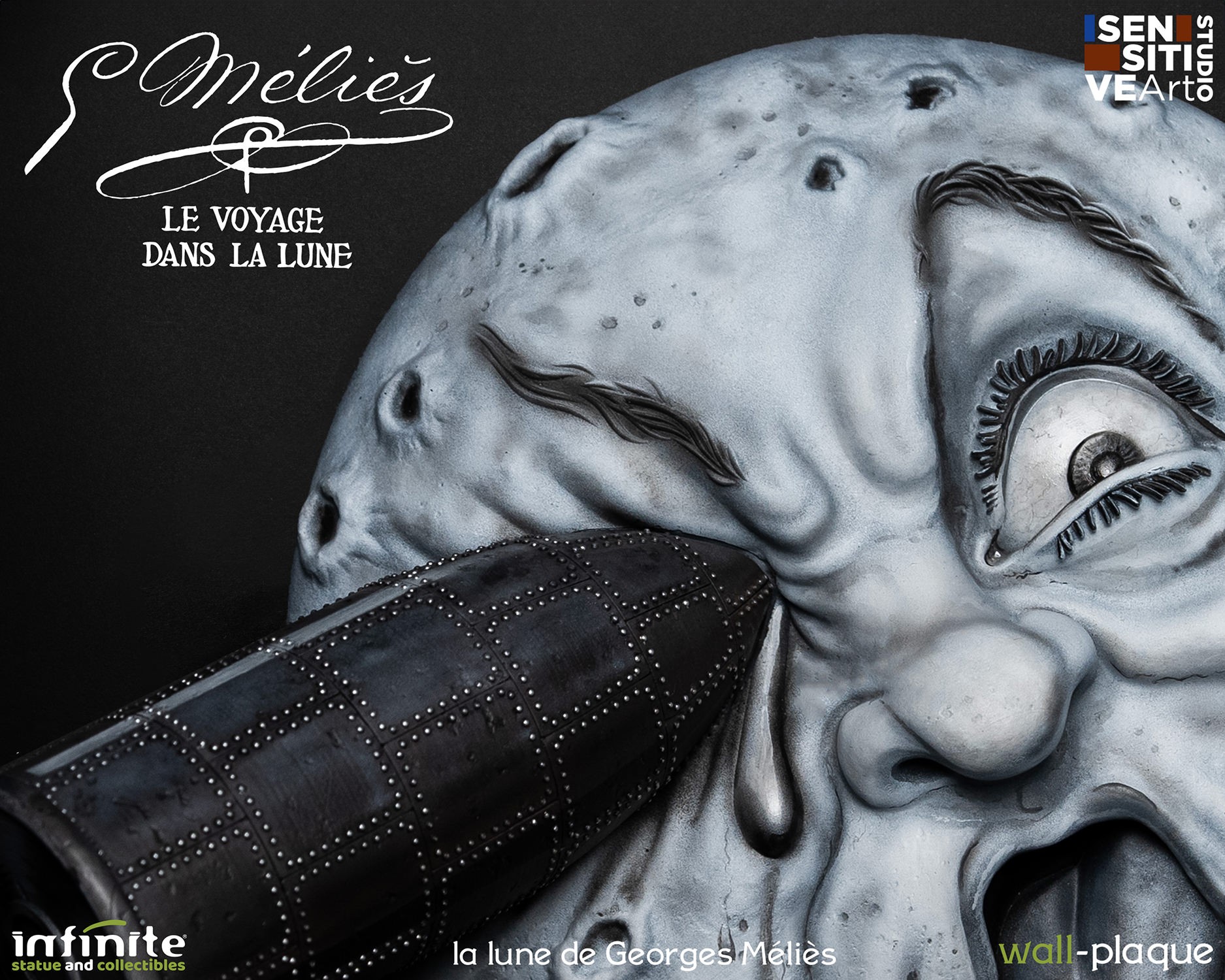 Le Voyage Dans La Lune La Lune de George Melies Wall Decor  (Prototype Shown) View 8