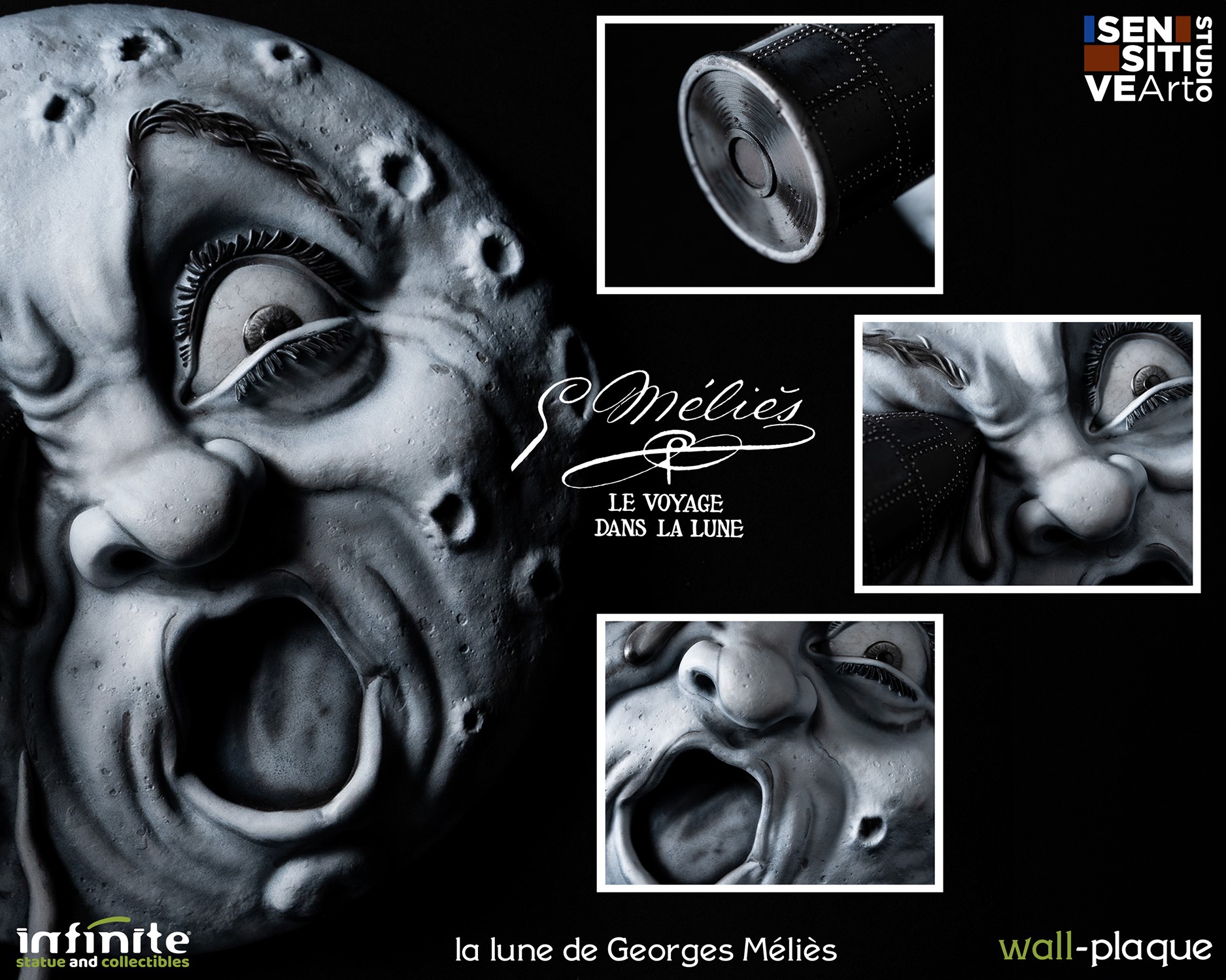 Le Voyage Dans La Lune La Lune de George Melies Wall Decor  (Prototype Shown) View 10