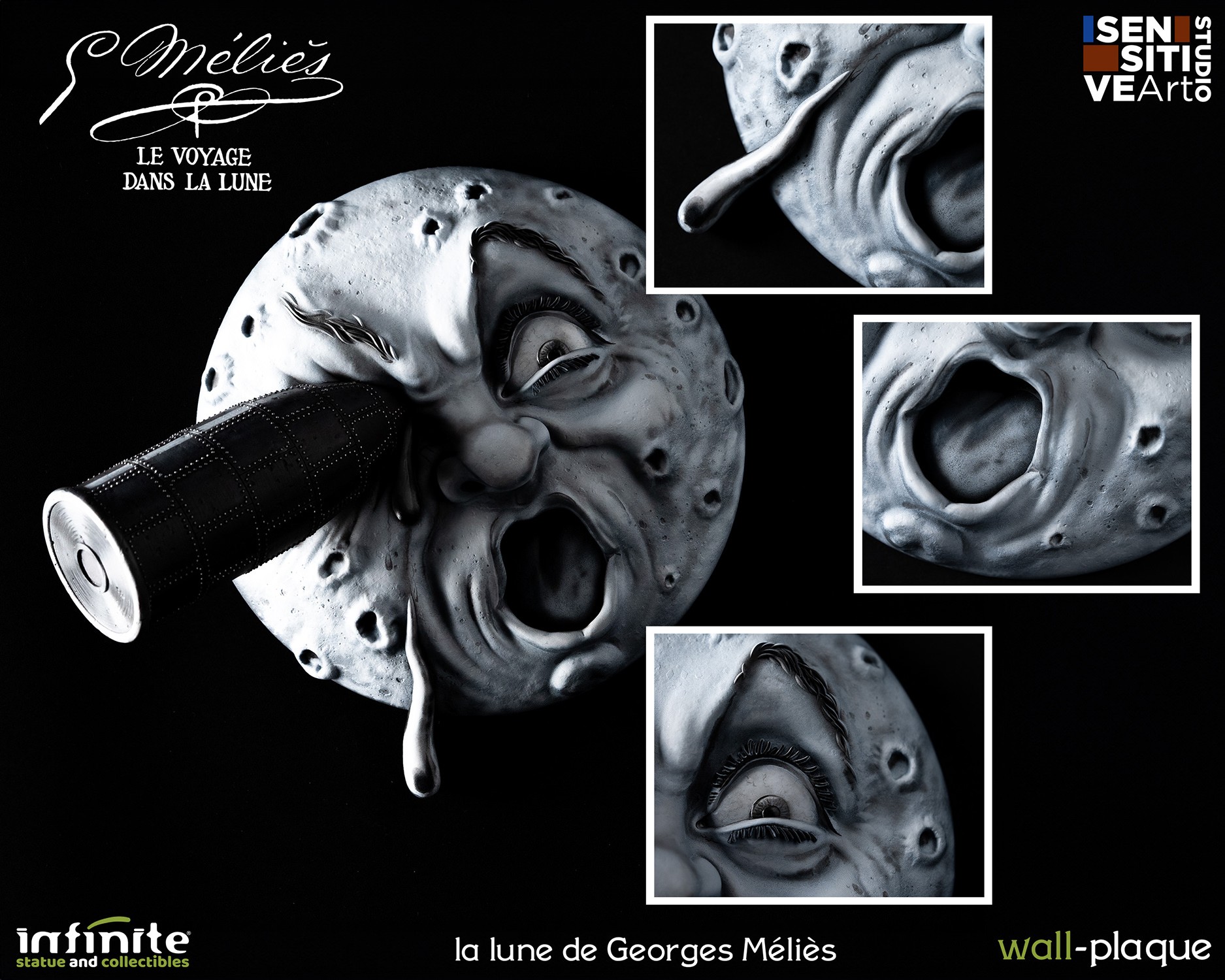 Le Voyage Dans La Lune La Lune de George Melies Wall Decor  (Prototype Shown) View 11