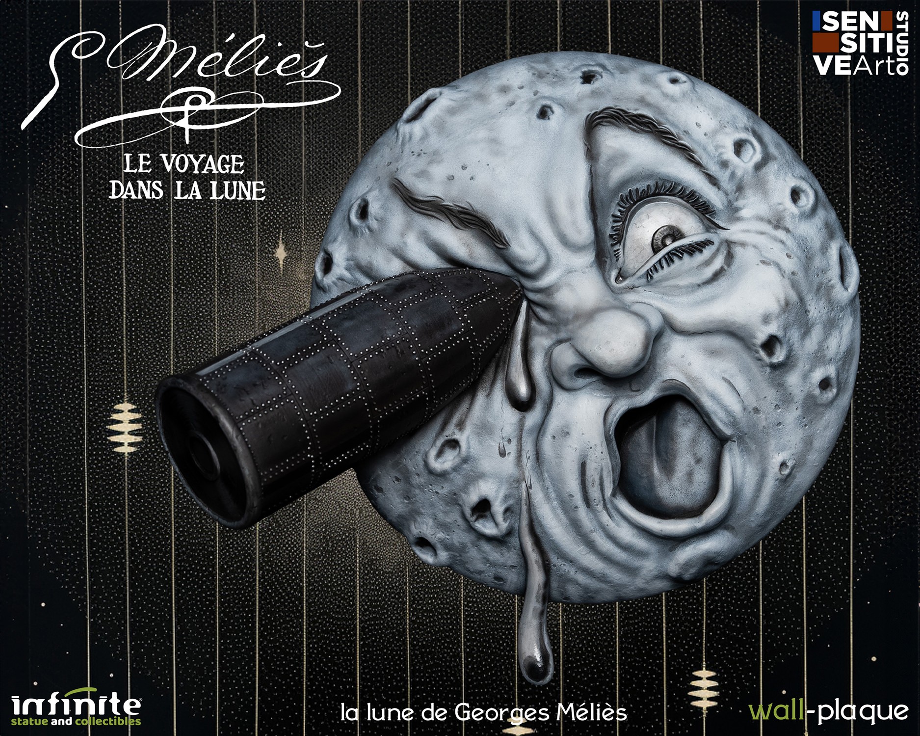 Le Voyage Dans La Lune La Lune de George Melies Wall Decor  (Prototype Shown) View 13