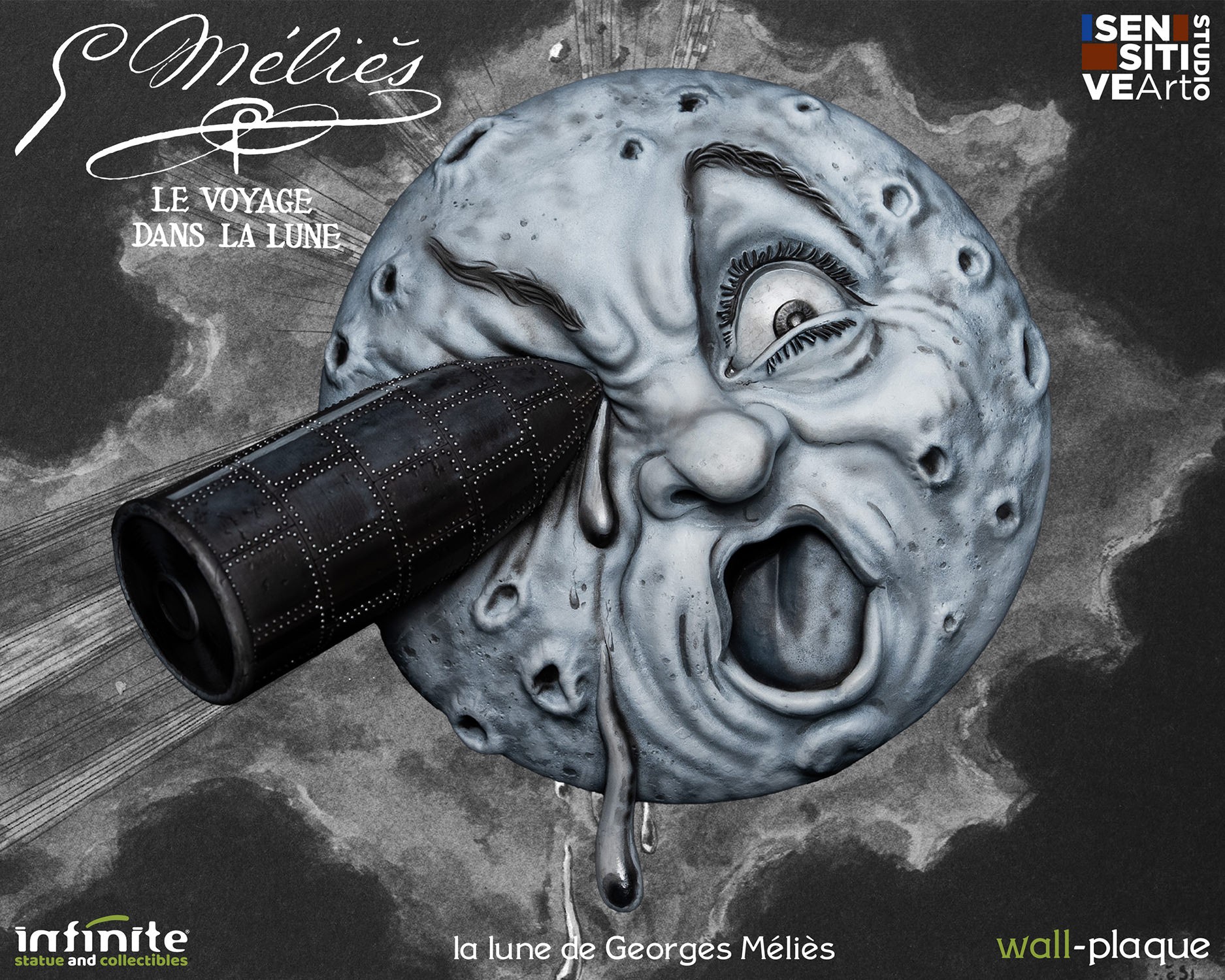 Le Voyage Dans La Lune La Lune de George Melies Wall Decor  (Prototype Shown) View 14