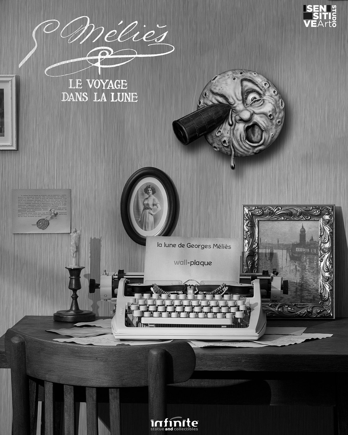 Le Voyage Dans La Lune La Lune de George Melies Wall Decor  (Prototype Shown) View 15