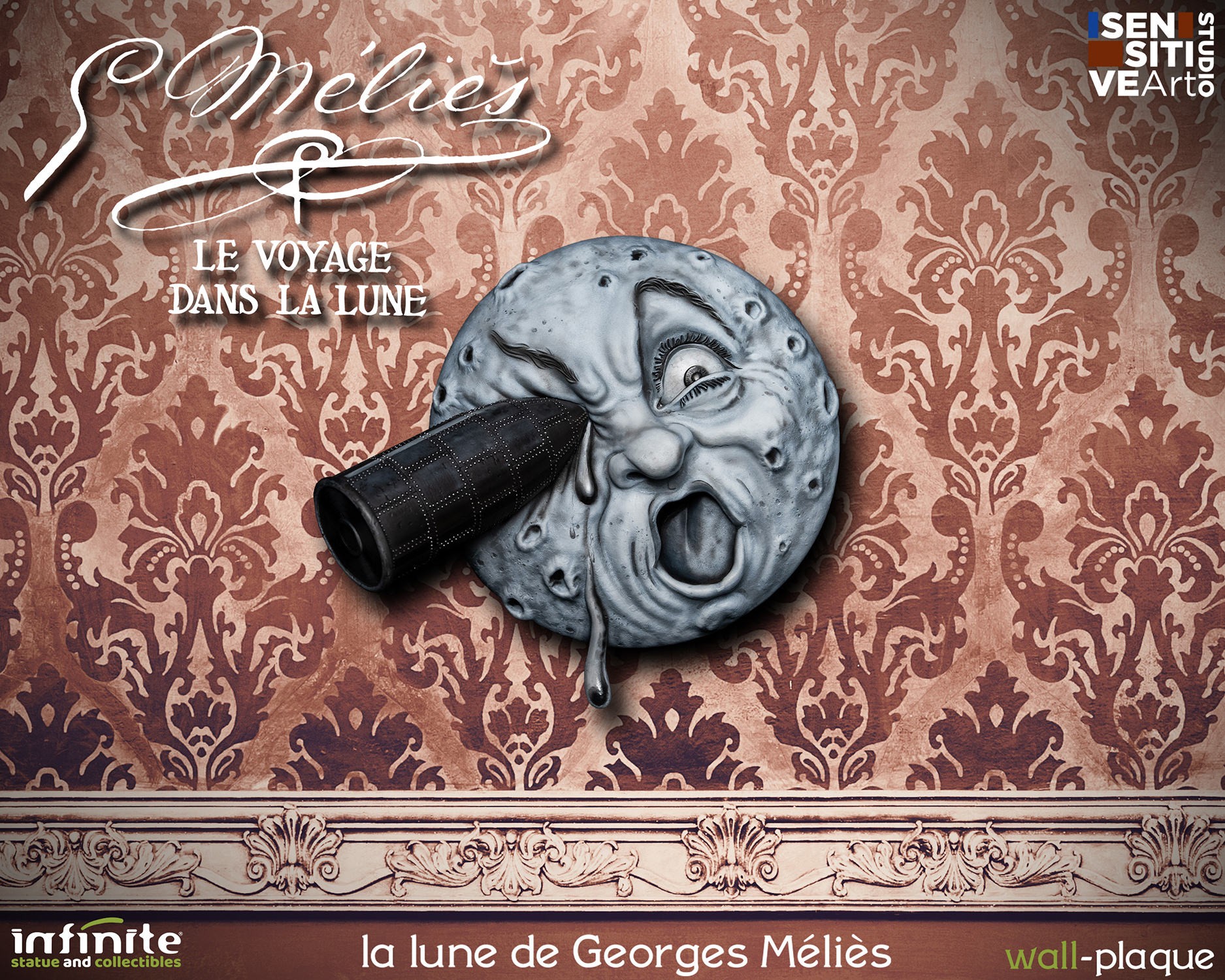 Le Voyage Dans La Lune La Lune de George Melies Wall Decor  (Prototype Shown) View 16