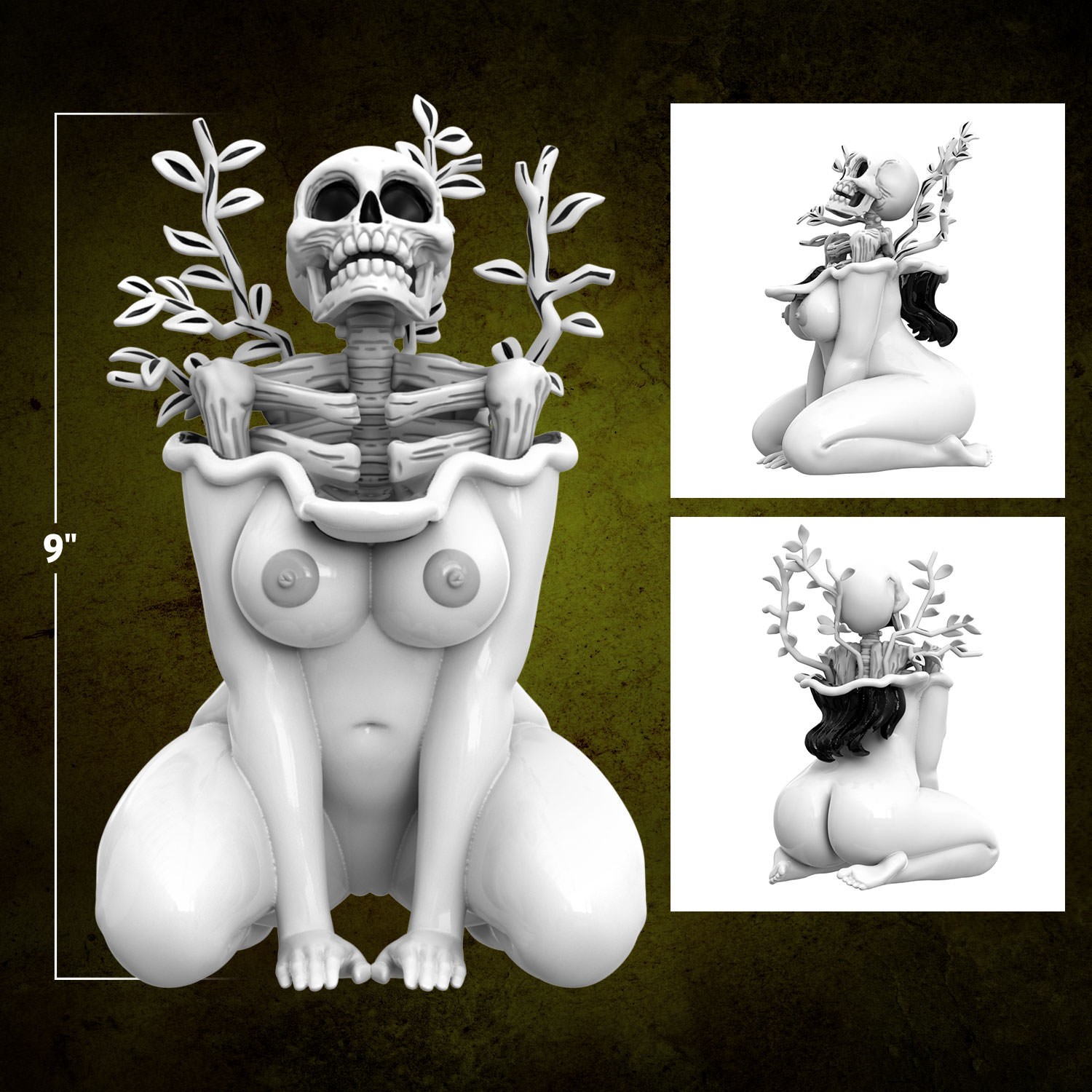 Mighty Jaxx Originals New Me Statues  (Prototype Shown) View 2