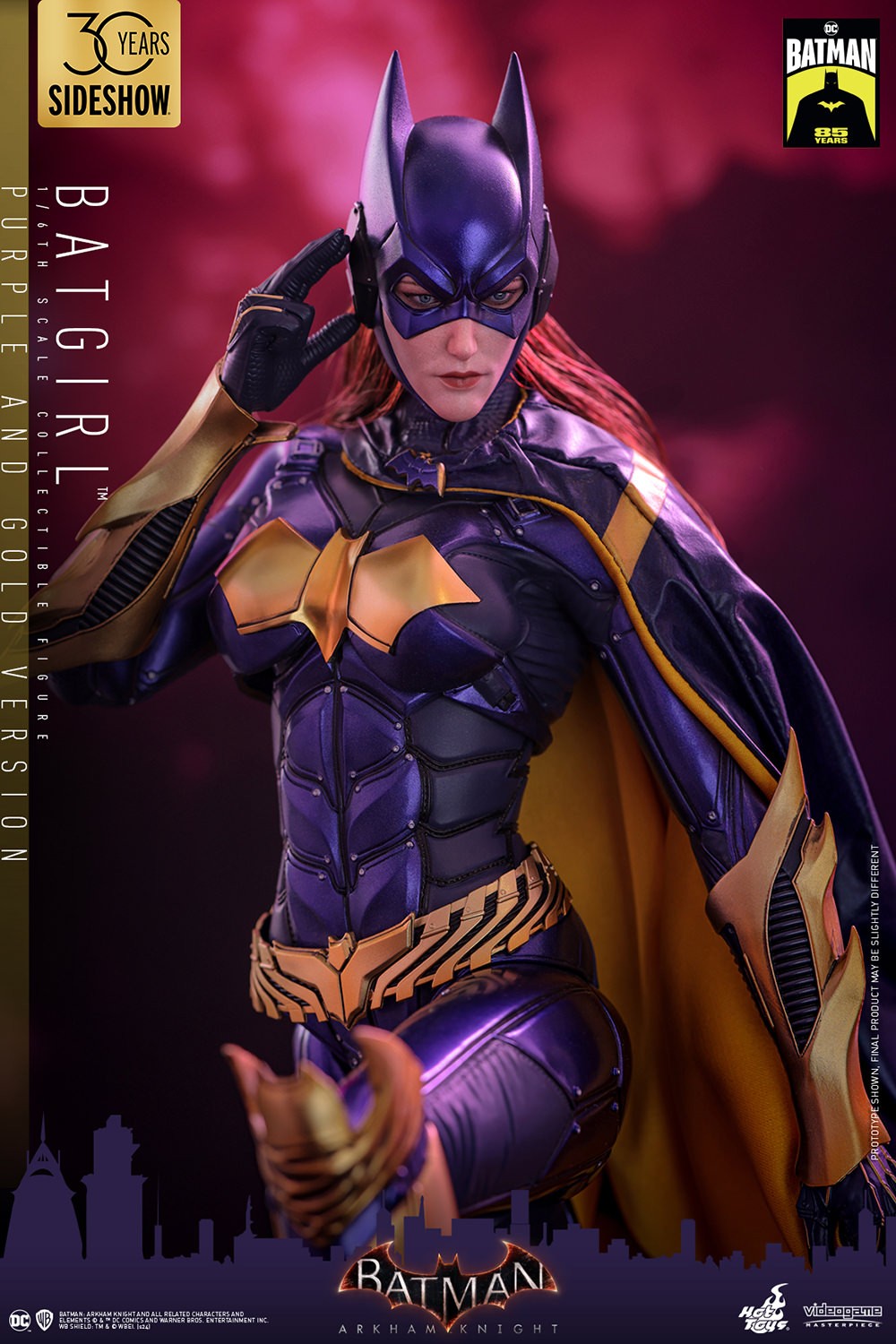 DC Comics Batgirl (Purple and Gold Version) Sixth Scale Figure  Exclusive Edition (Prototype Shown) View 8
