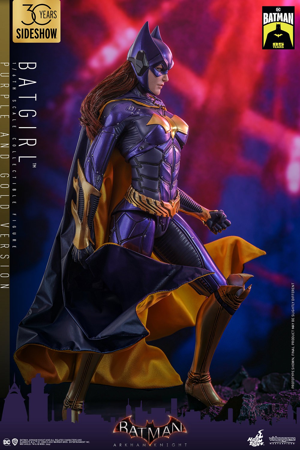 DC Comics Batgirl (Purple and Gold Version) Sixth Scale Figure  Exclusive Edition (Prototype Shown) View 13