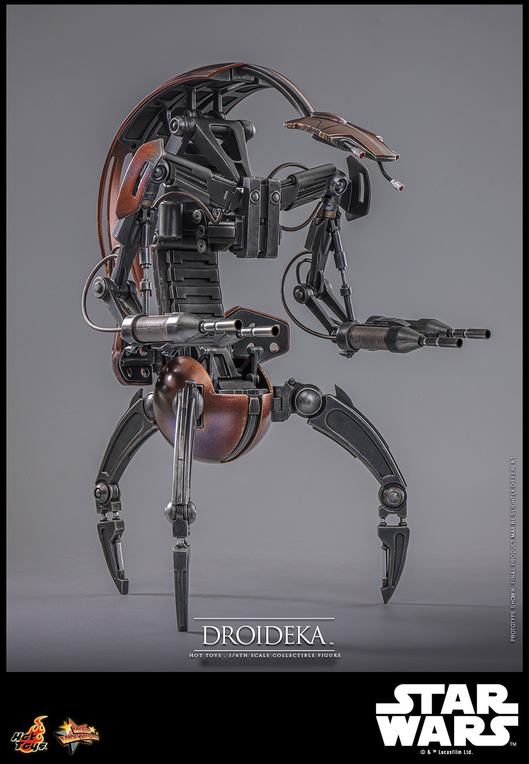 Star Wars Droideka™ Sixth Scale Figure  (Prototype Shown) View 7