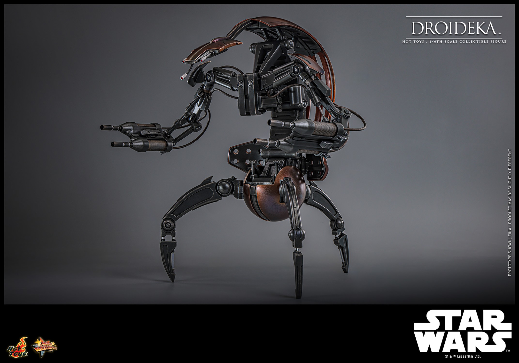 Star Wars Droideka™ Sixth Scale Figure  (Prototype Shown) View 9