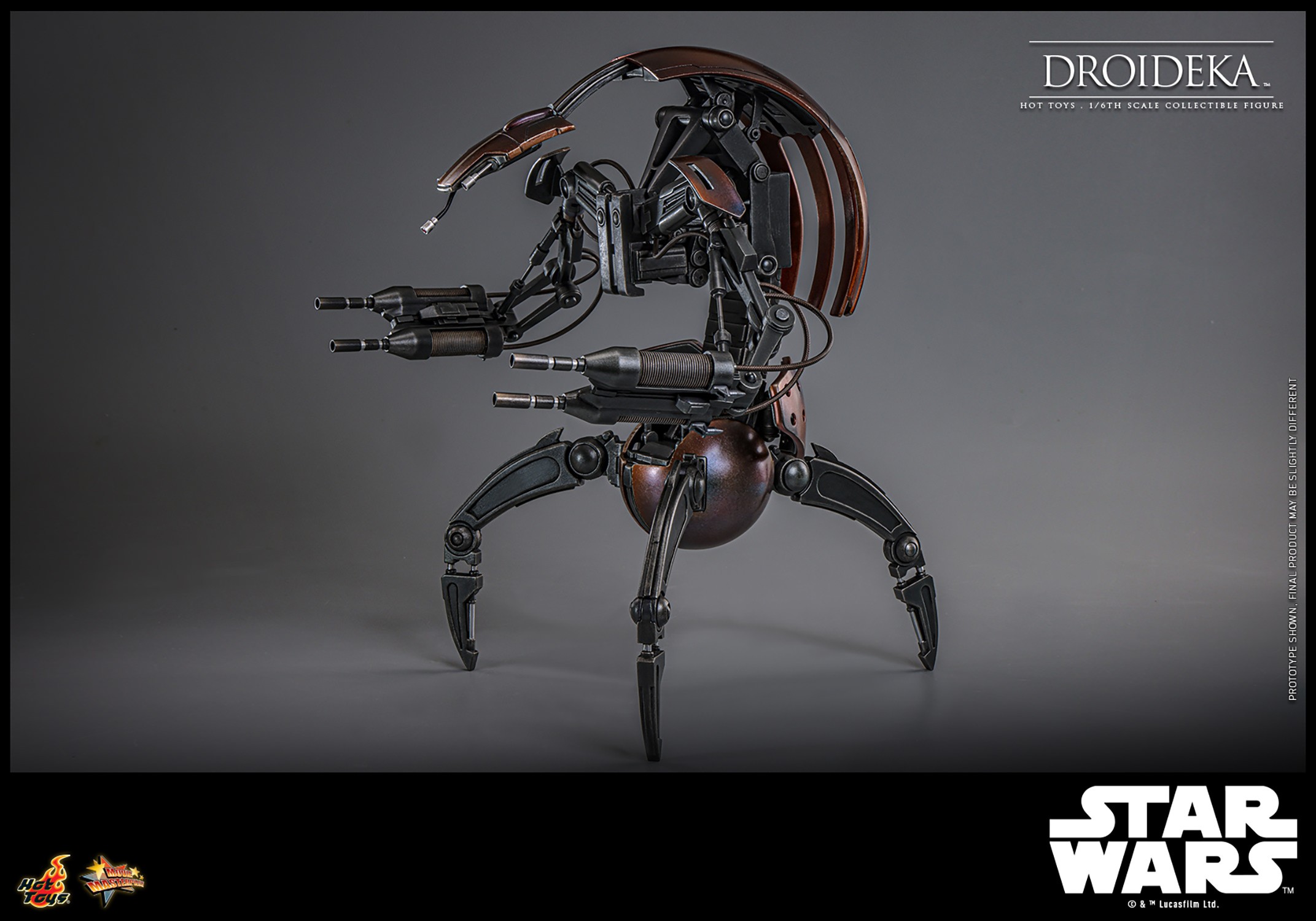 Star Wars Droideka™ Sixth Scale Figure  (Prototype Shown) View 10