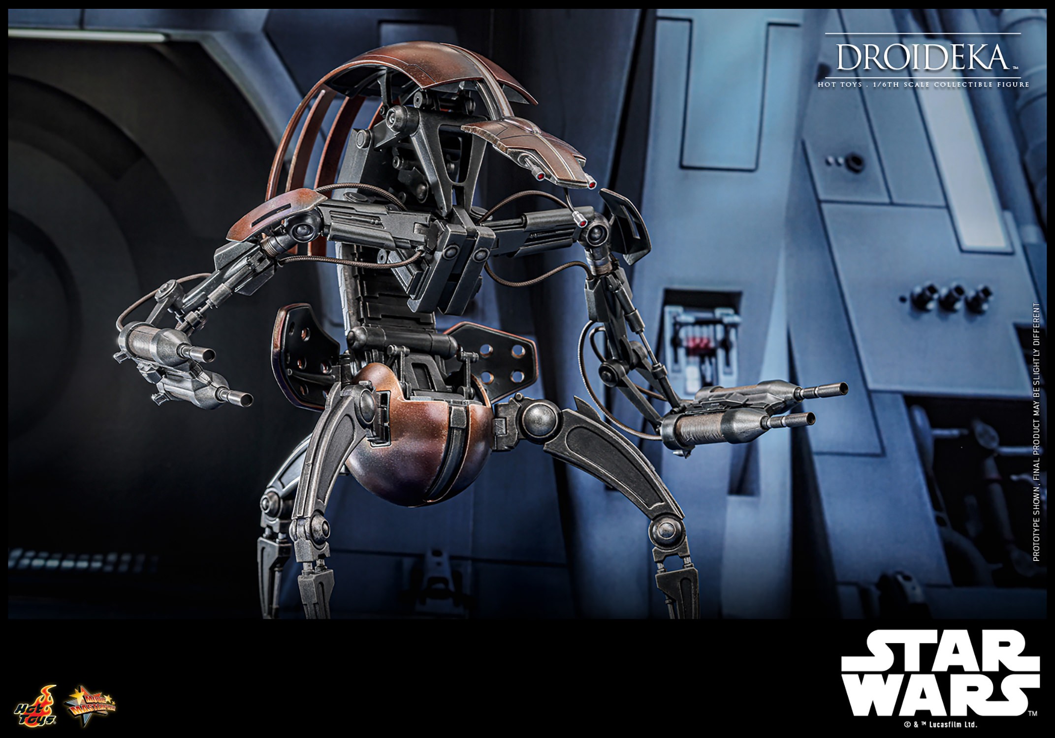 Star Wars Droideka™ Sixth Scale Figure  (Prototype Shown) View 17