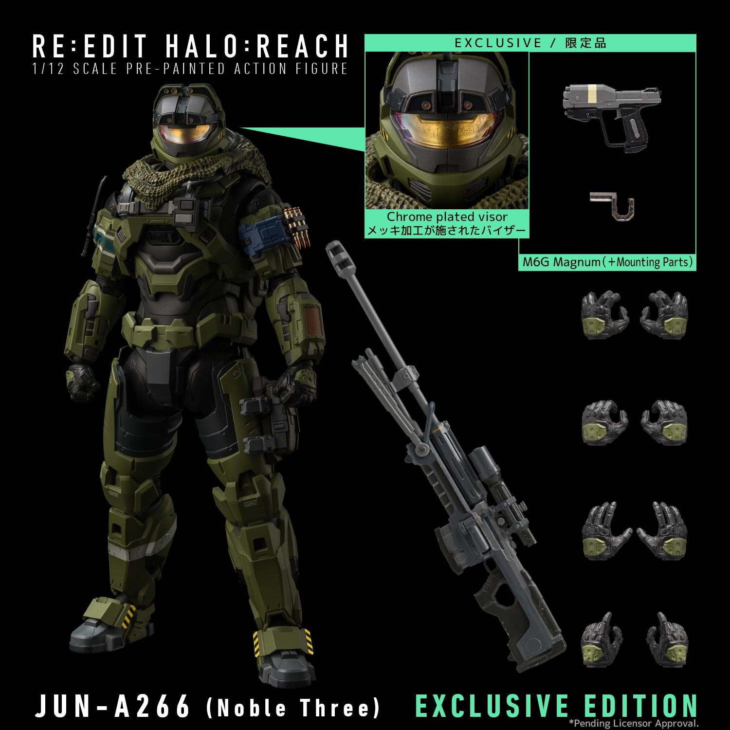 Jun-A266 Noble Three Action Figure by 1000toys | Sideshow Collectibles