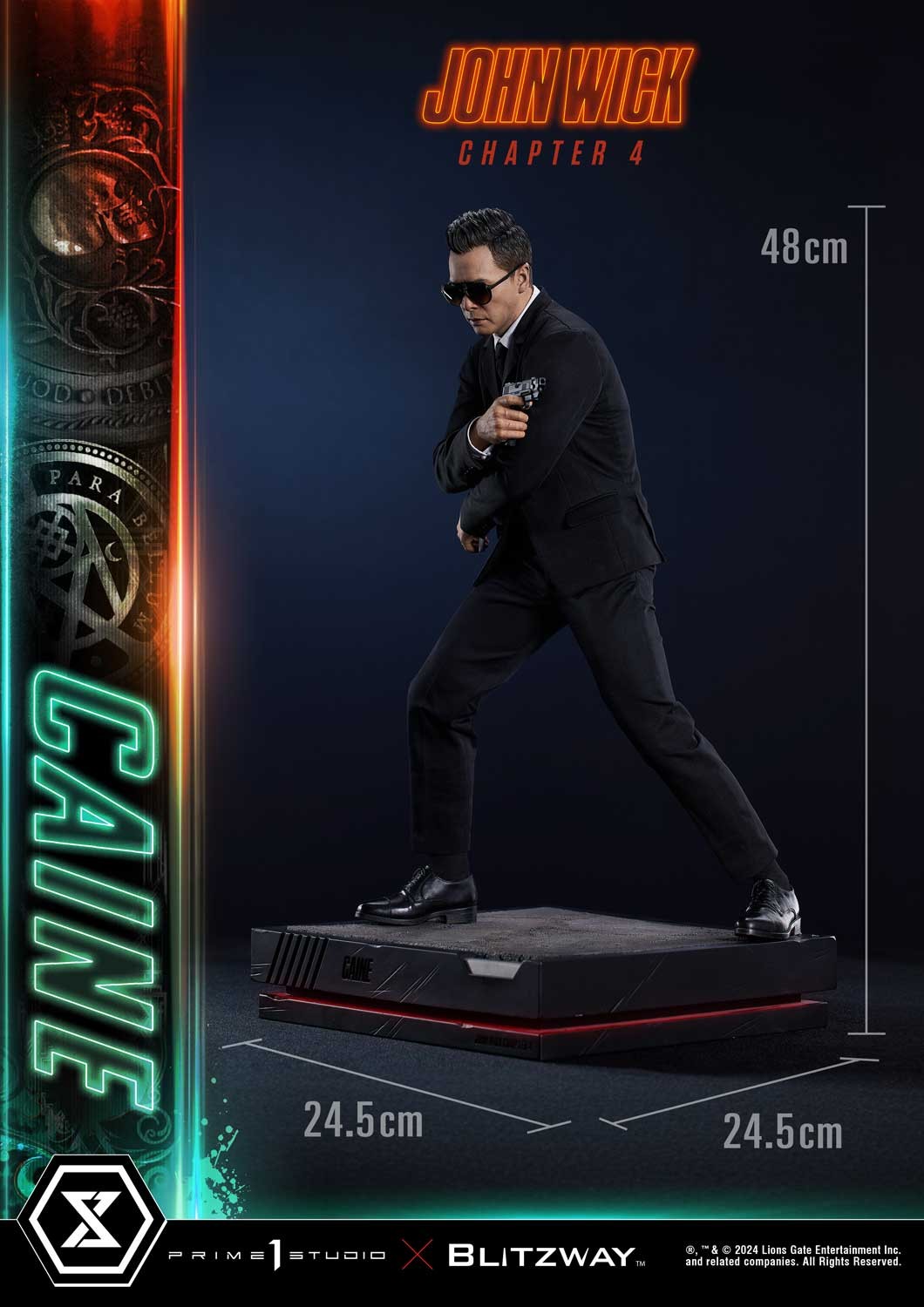 John Wick Caine Quarter Scale Statue  (Prototype Shown) View 9