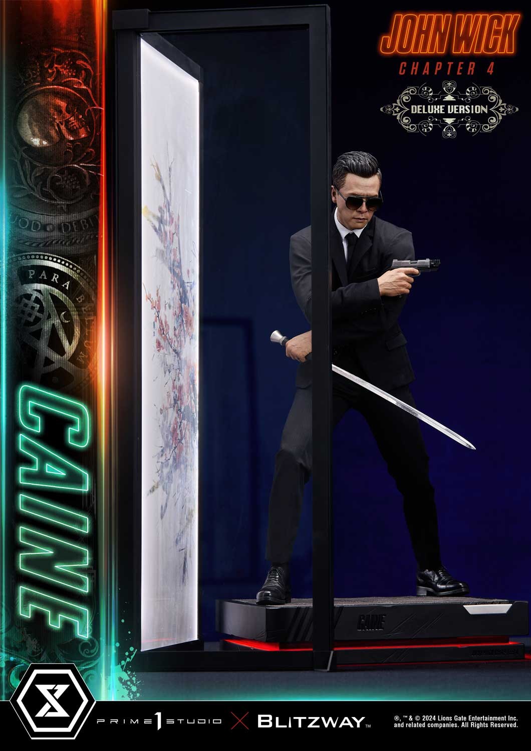 John Wick Caine (Deluxe Version) Quarter Scale Statue  (Prototype Shown) View 8