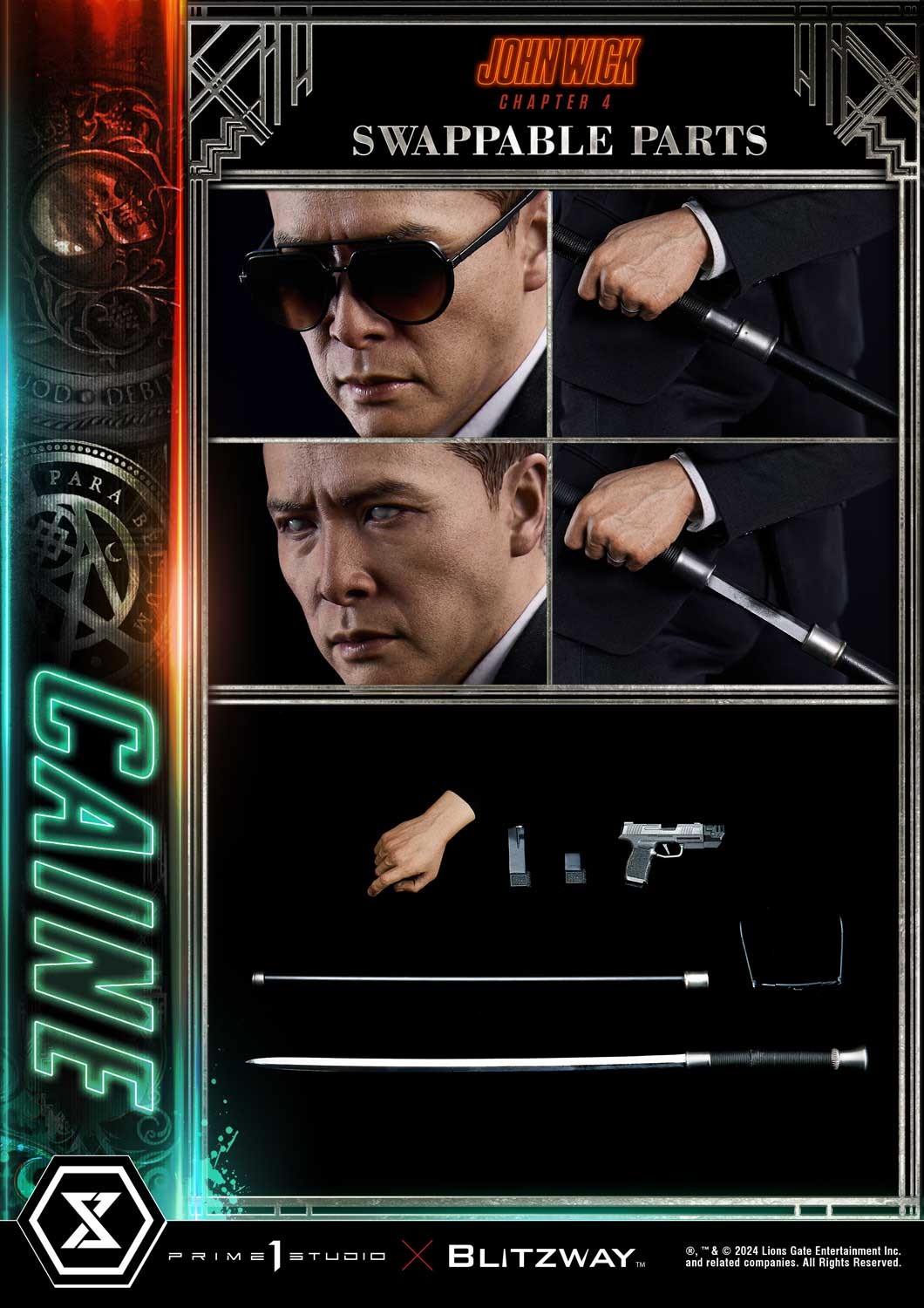 John Wick Caine (Deluxe Version) Quarter Scale Statue  (Prototype Shown) View 12
