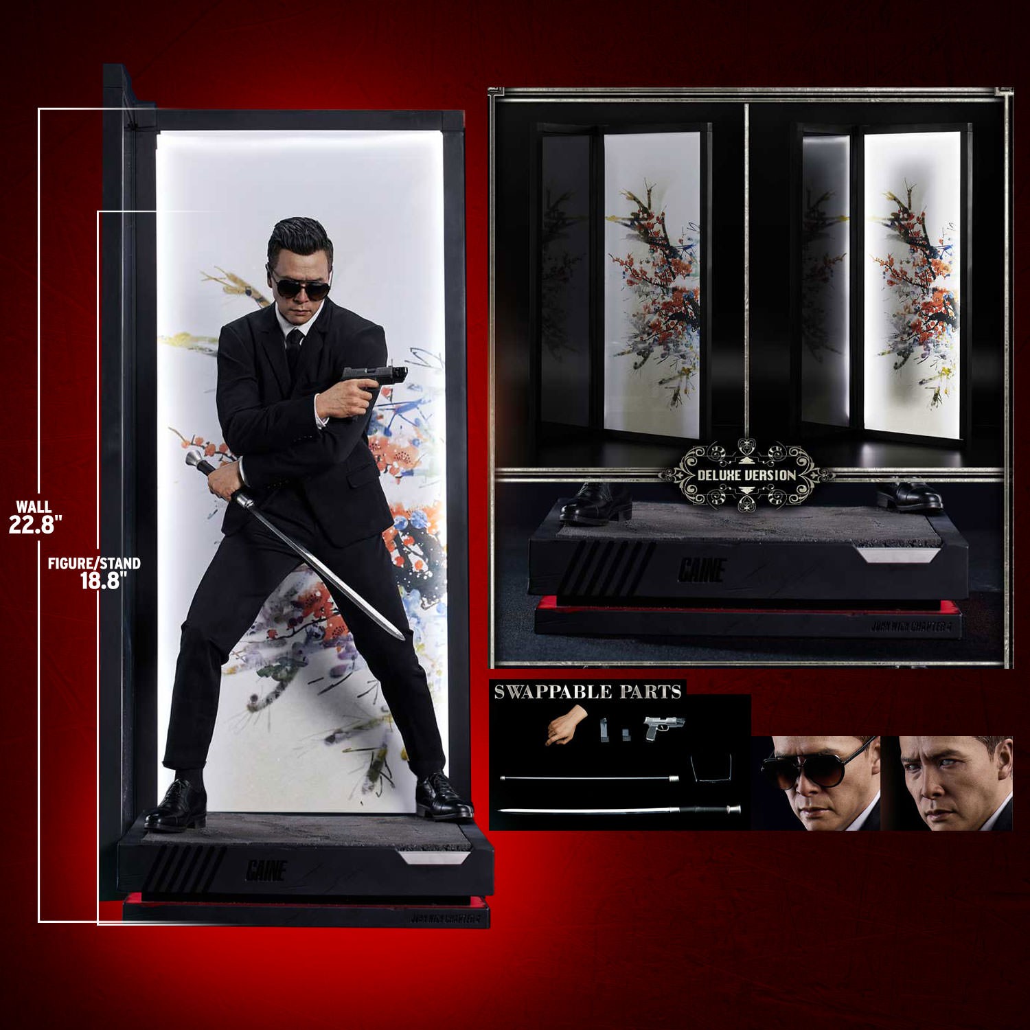 John Wick Caine (Deluxe Version) Quarter Scale Statue  (Prototype Shown) View 2