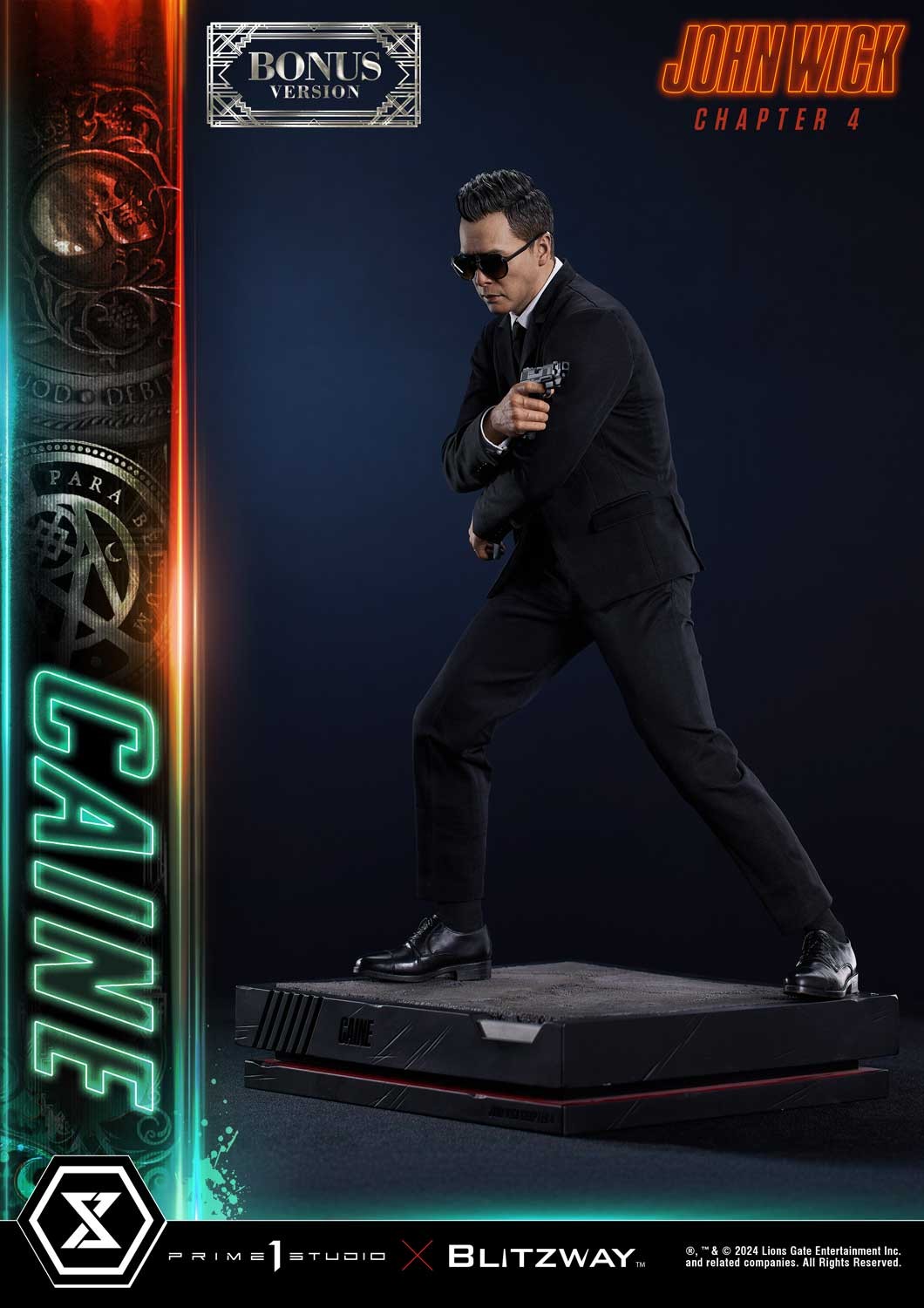 John Wick Caine (Deluxe Bonus Version) Quarter Scale Statue  (Prototype Shown) View 7