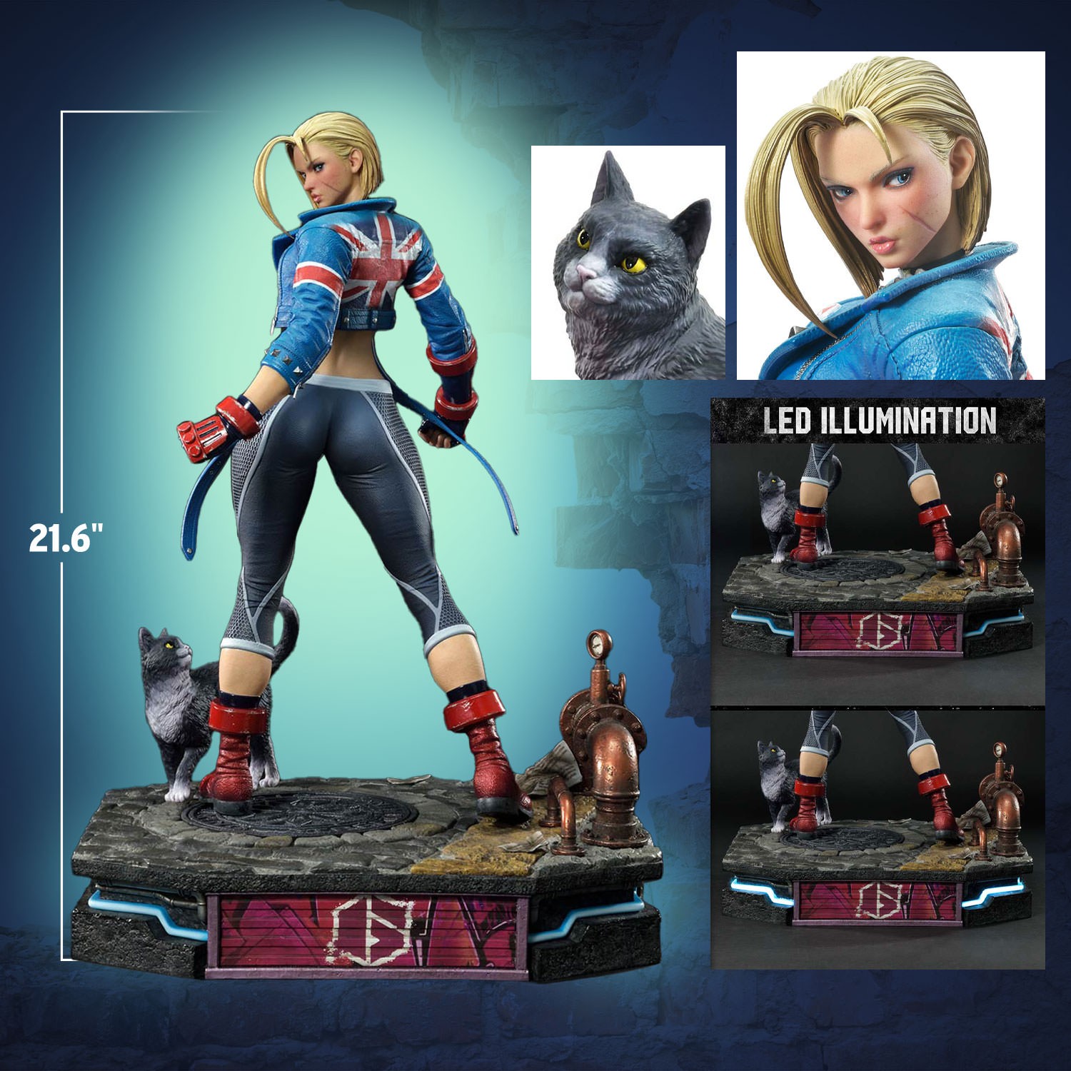 Street Fighter Cammy Quarter Scale Statue  (Prototype Shown) View 2
