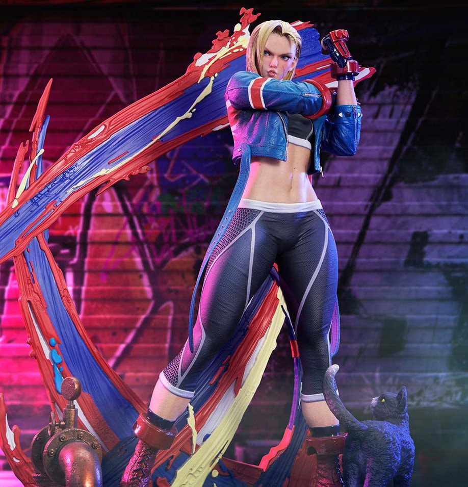 Street Fighter Cammy (Ultimate Version) Quarter Scale Statue  (Prototype Shown) View 1