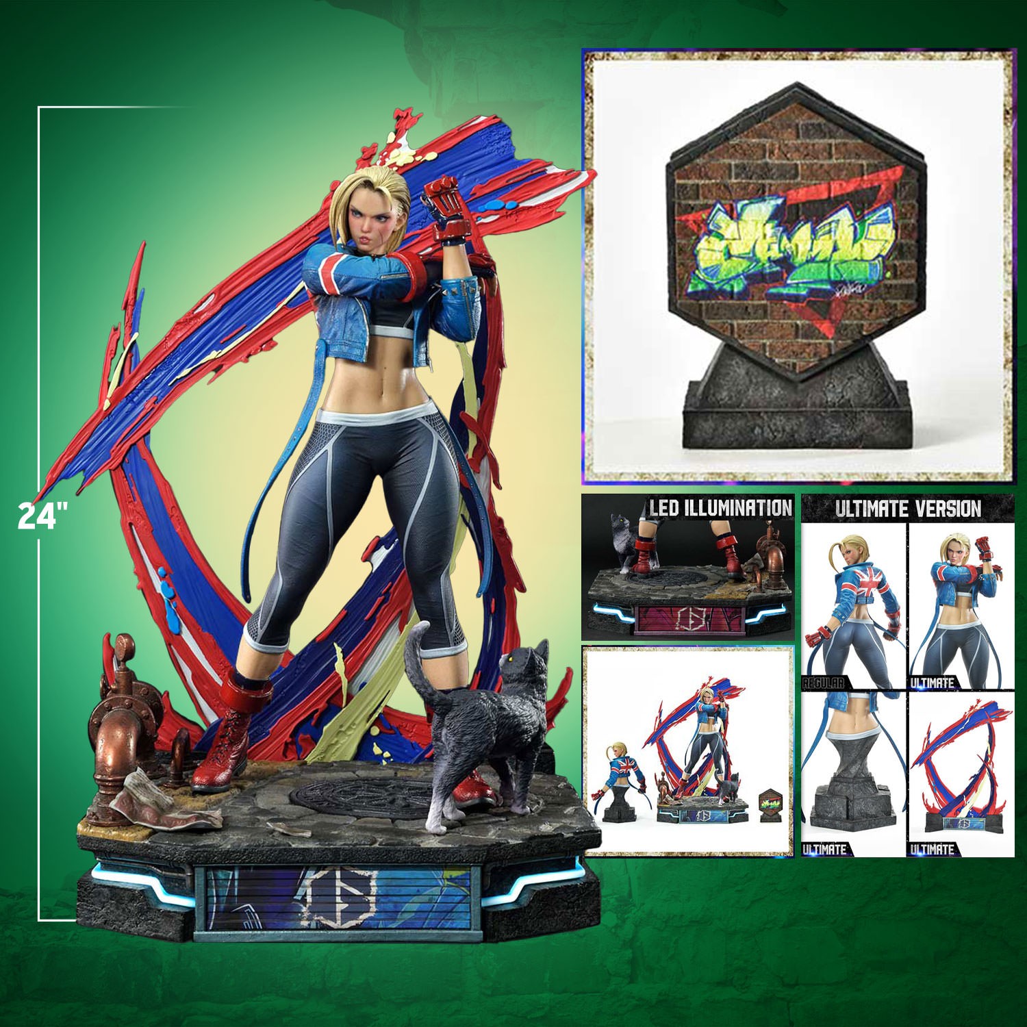 Street Fighter Cammy (Ultimate Bonus Version) Quarter Scale Statue  (Prototype Shown) View 2