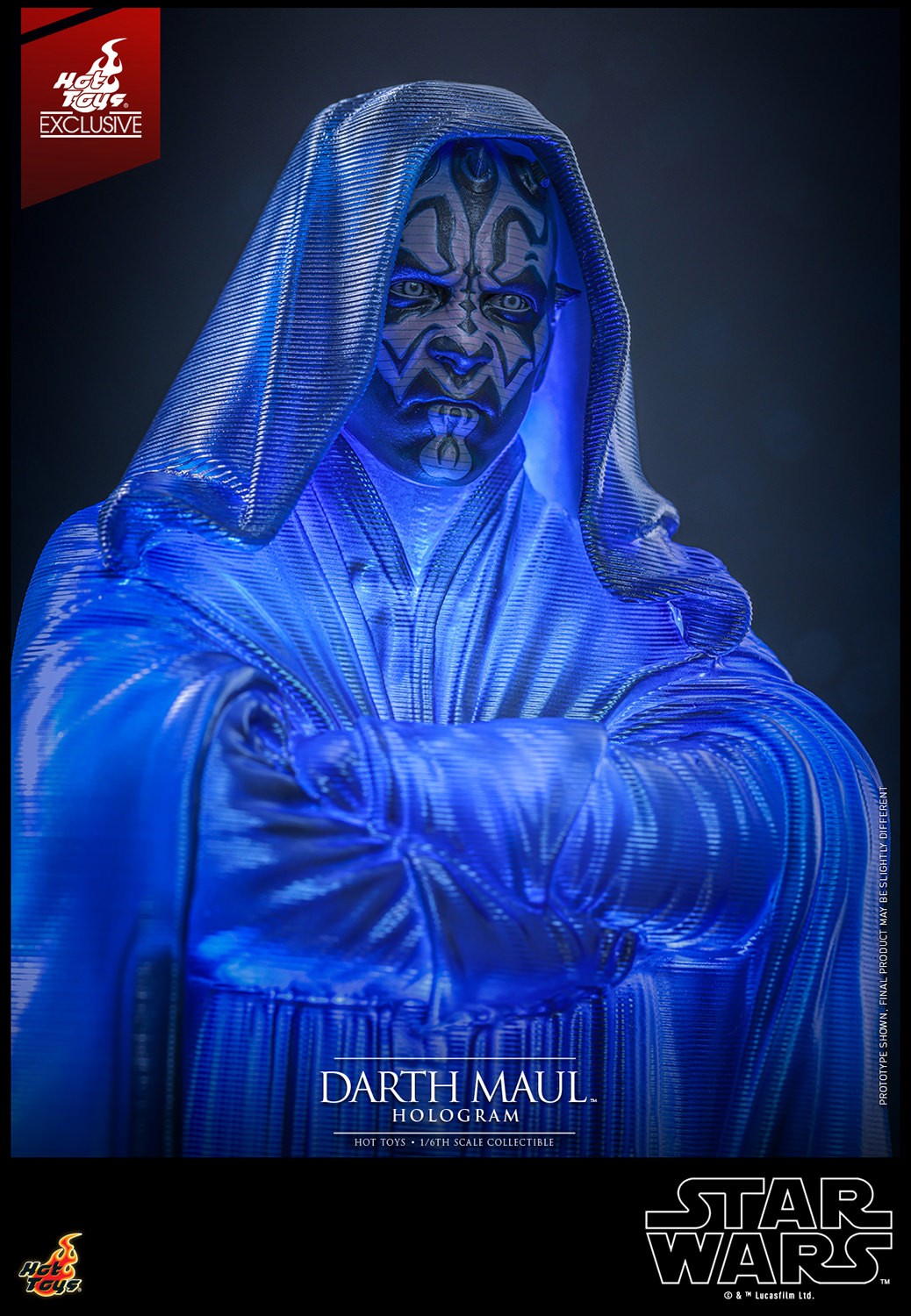 Star Wars Darth Maul Hologram Sixth Scale Figure Accessory  (Prototype Shown) View 3