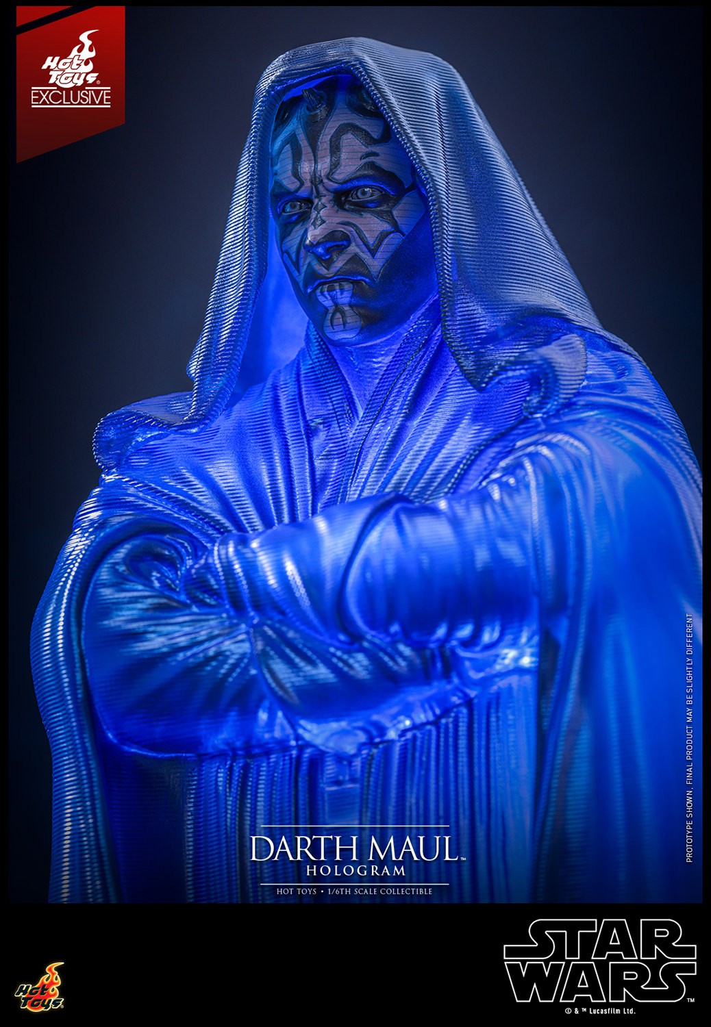 Star Wars Darth Maul Hologram Sixth Scale Figure Accessory  (Prototype Shown) View 4