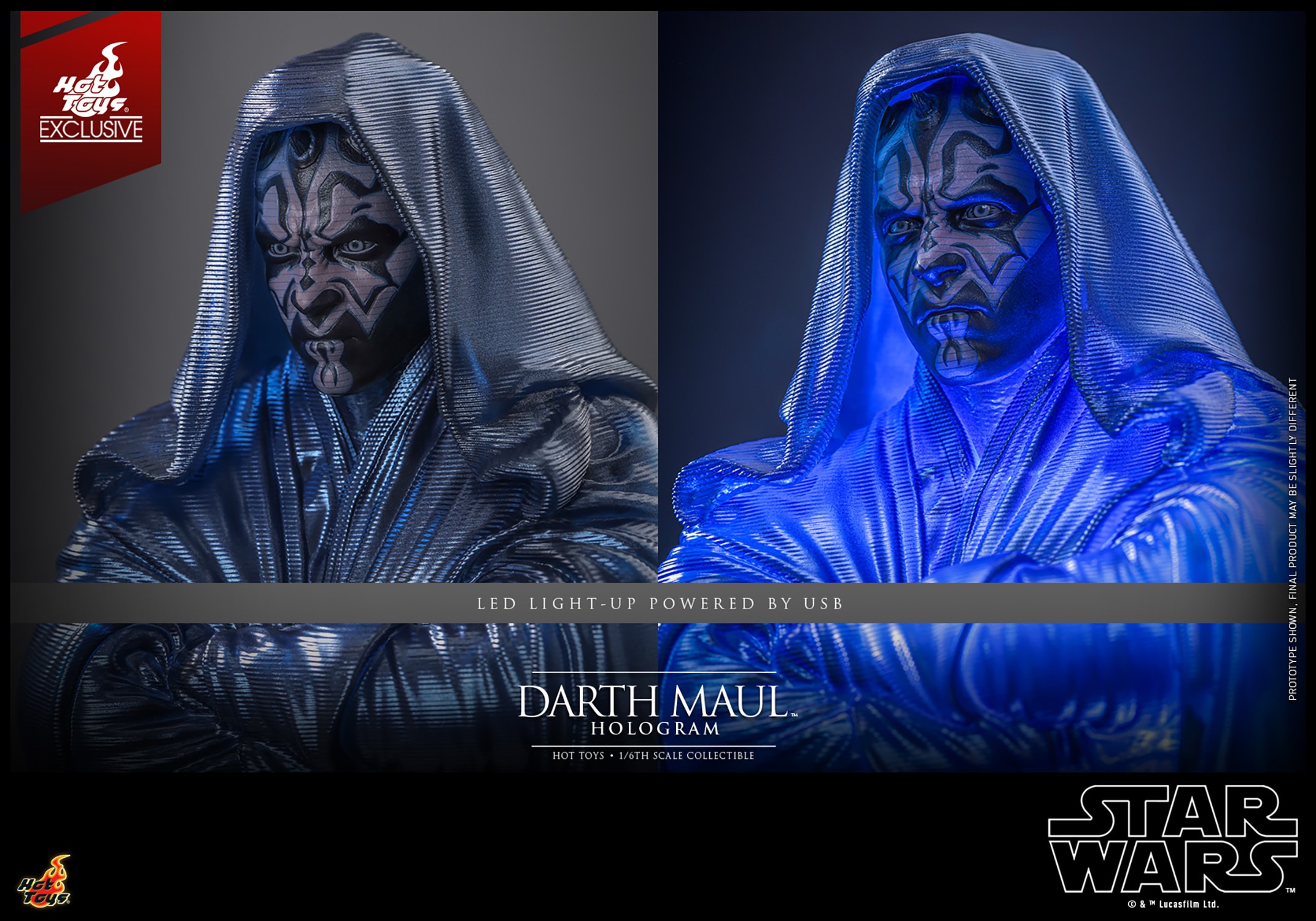 Star Wars Darth Maul Hologram Sixth Scale Figure Accessory  (Prototype Shown) View 13