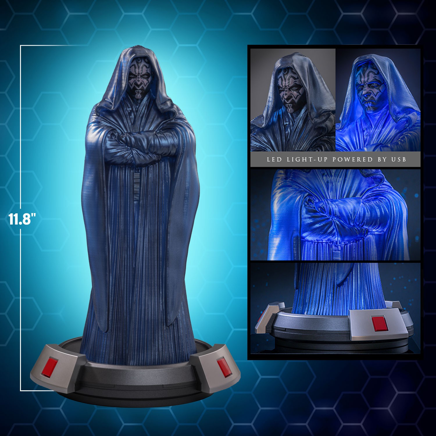 Star Wars Darth Maul Hologram Sixth Scale Figure Accessory  (Prototype Shown) View 2