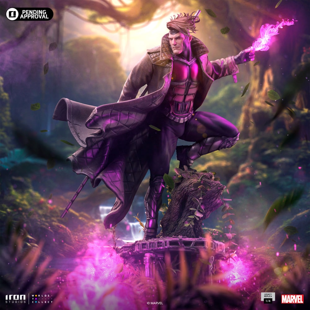 Gambit Legacy Replica Quarter Scale Statue by Iron Studios