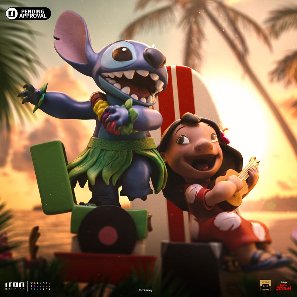 Disney Lilo & Stitch Deluxe 1:10 Scale Statue  (Prototype Shown) View 3