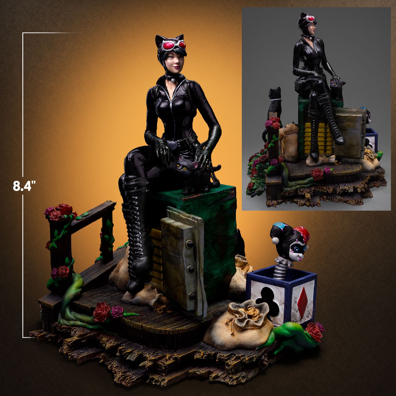 Catwoman (Gotham City Sirens) Art Scale 1:10 Statue by Iron Catwoman (Gotham City Sirens) Art Scale 1:10 Statue by Iron
