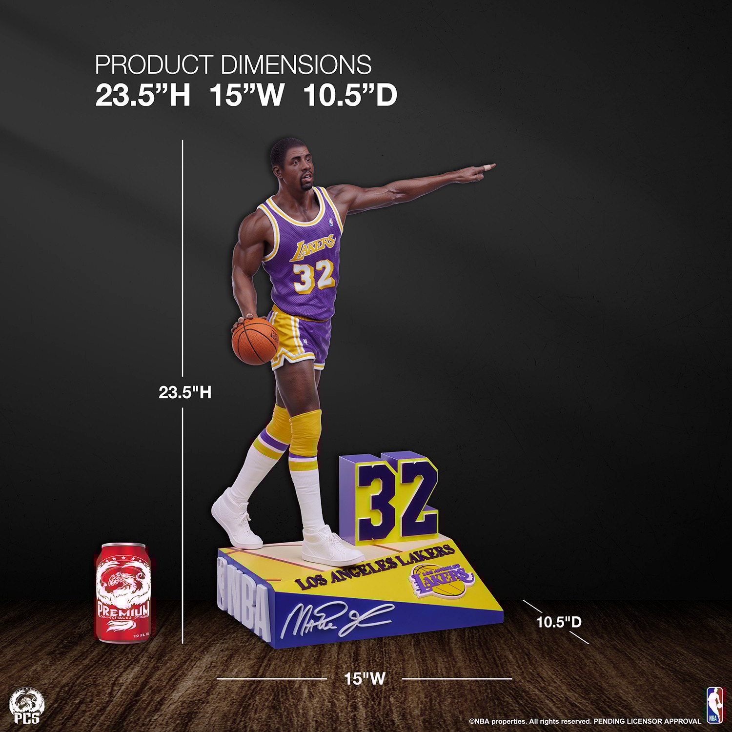 Magic Johnson Quarter Scale Statue by PCS | Sideshow