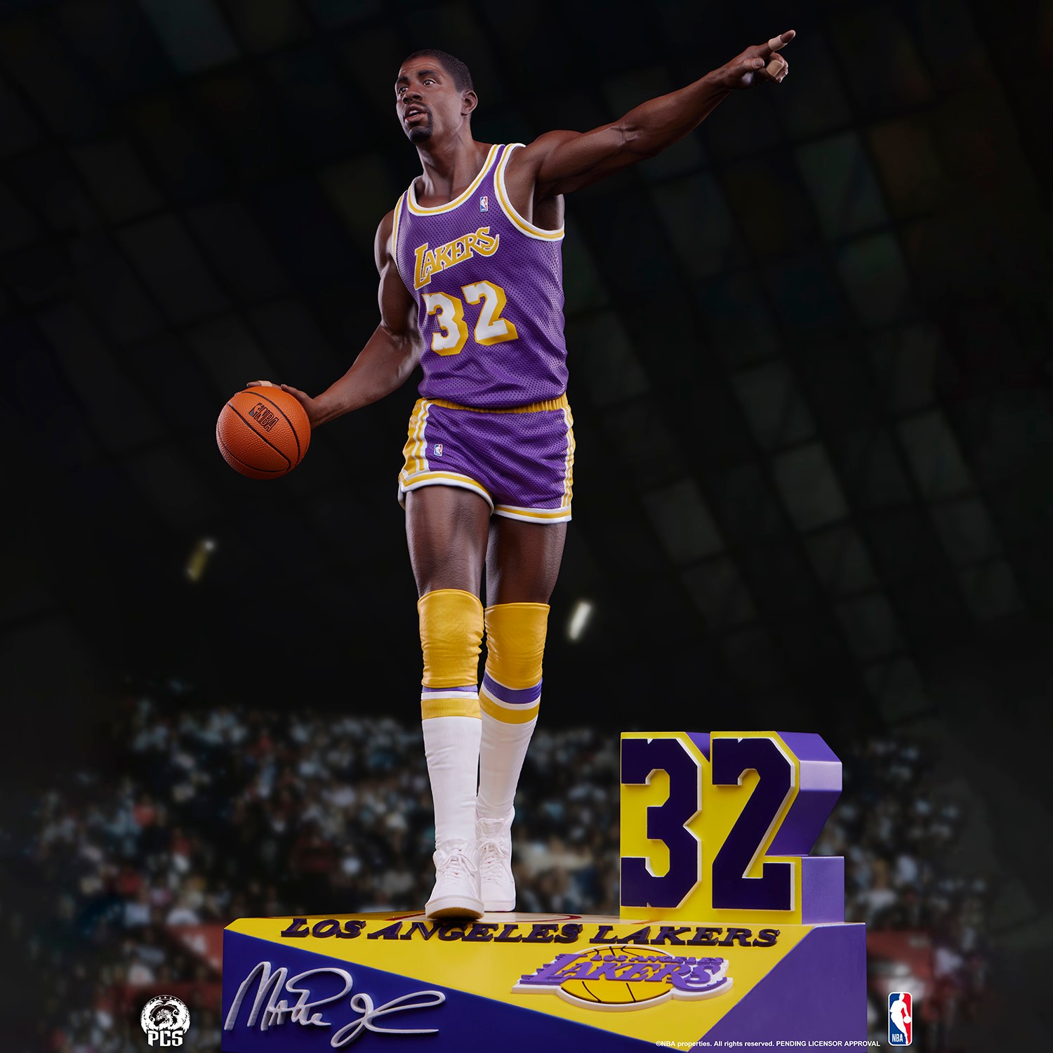 NBA Magic Johnson Quarter Scale Statue  (Prototype Shown) View 4