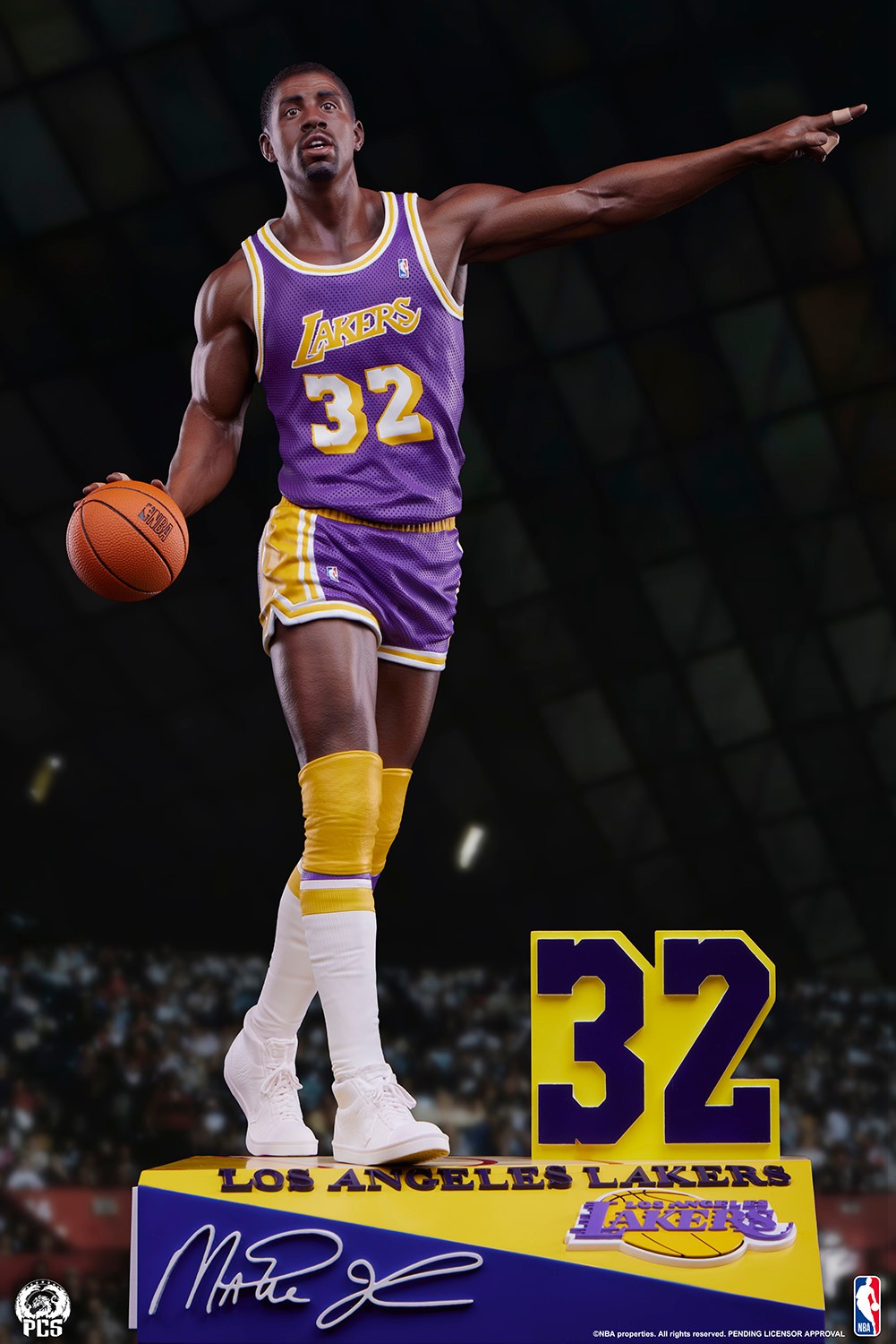 NBA Magic Johnson Quarter Scale Statue  (Prototype Shown) View 7
