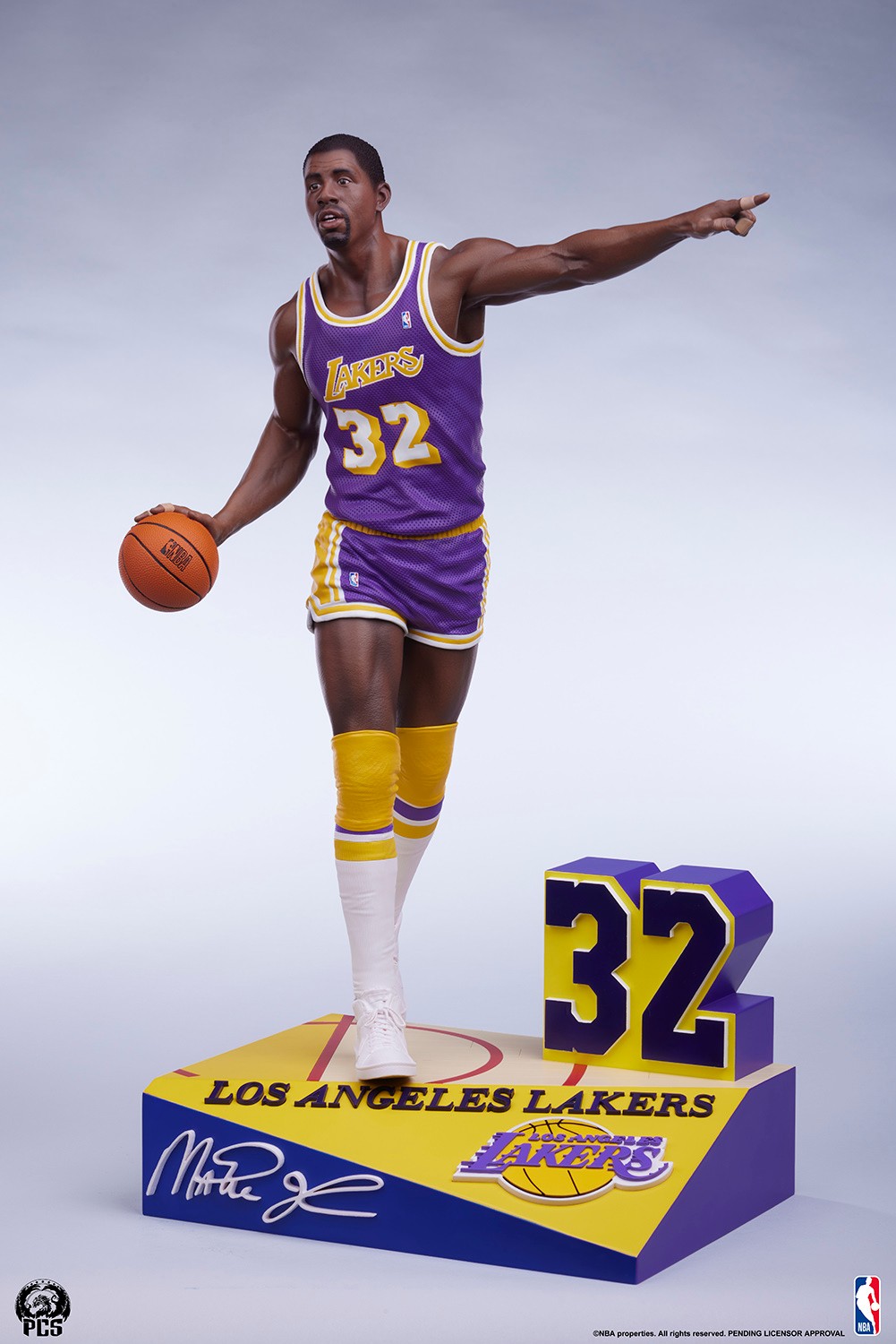 NBA Magic Johnson Quarter Scale Statue  (Prototype Shown) View 13