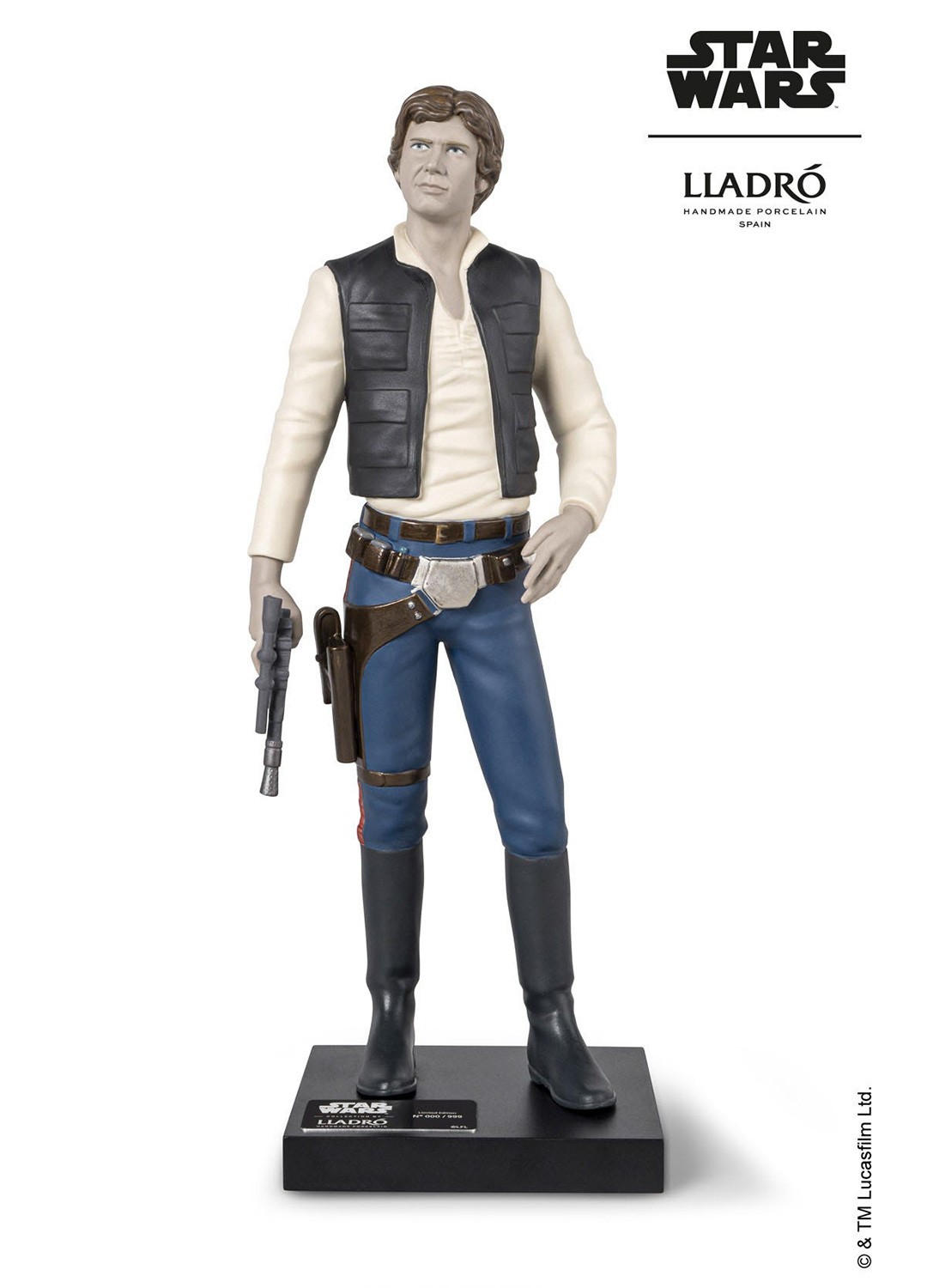 Star Wars Han Solo Porcelain Statue  (Prototype Shown) View 1