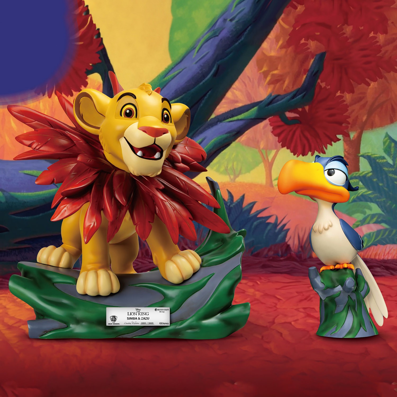 Little Simba & Zazu Statue by Beast Kingdom | Sideshow