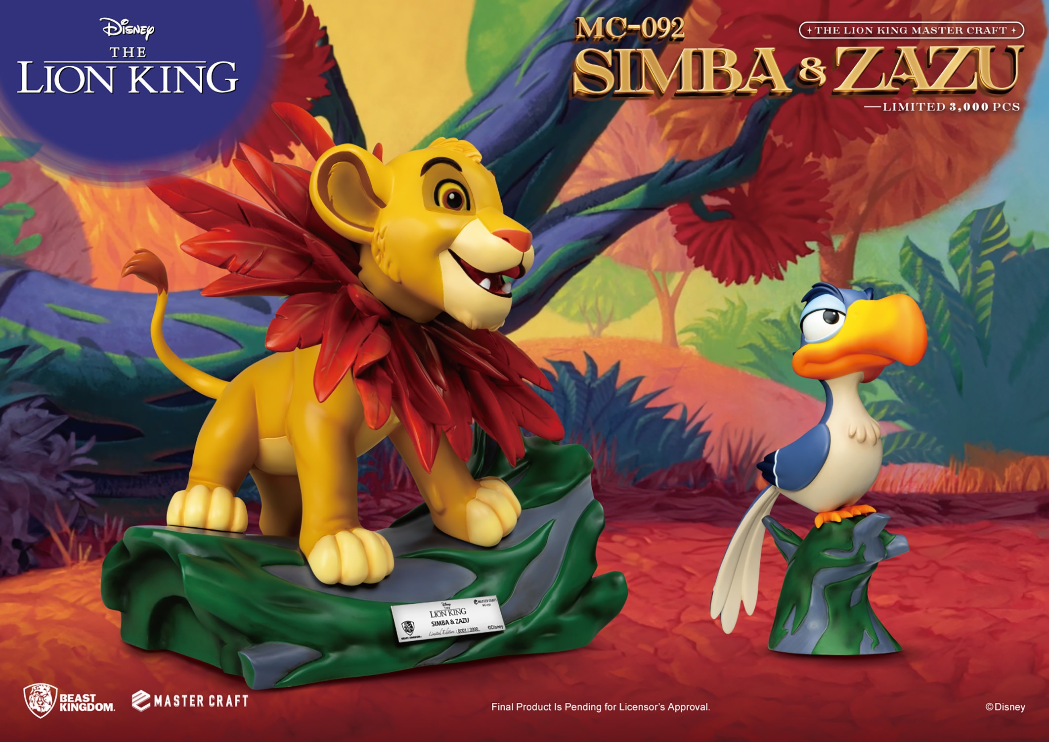 Little Simba & Zazu Statue by Beast Kingdom | Sideshow Collectibles