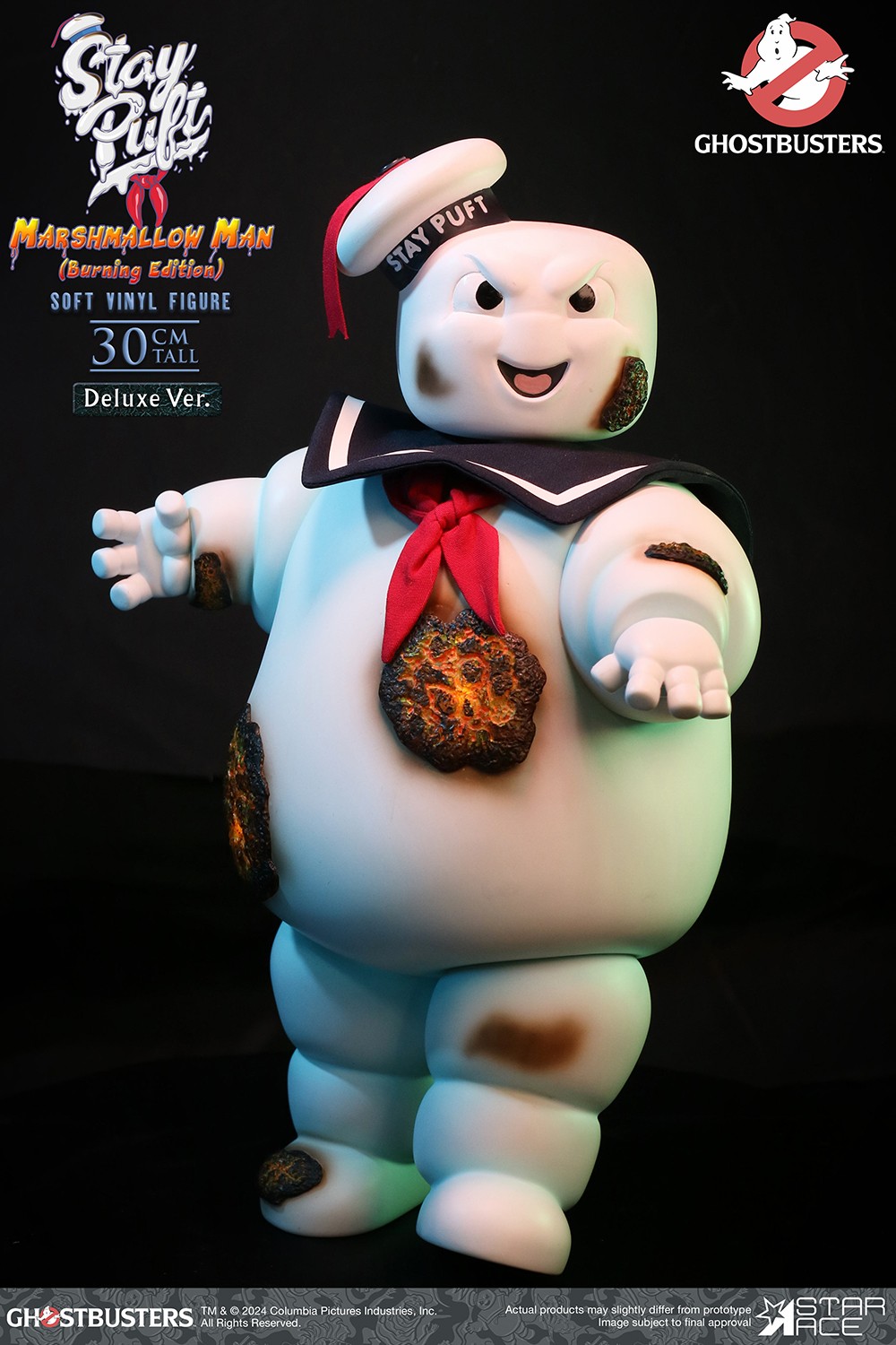 Ghostbusters Stay Puft Marshmallow Man (Burning Edition) Deluxe Statues  (Prototype Shown) View 8