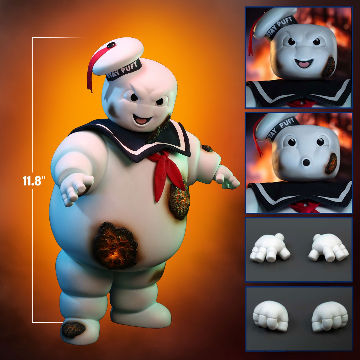 Stay Puft Marshmallow Man (Burning Edition) Deluxe Statue