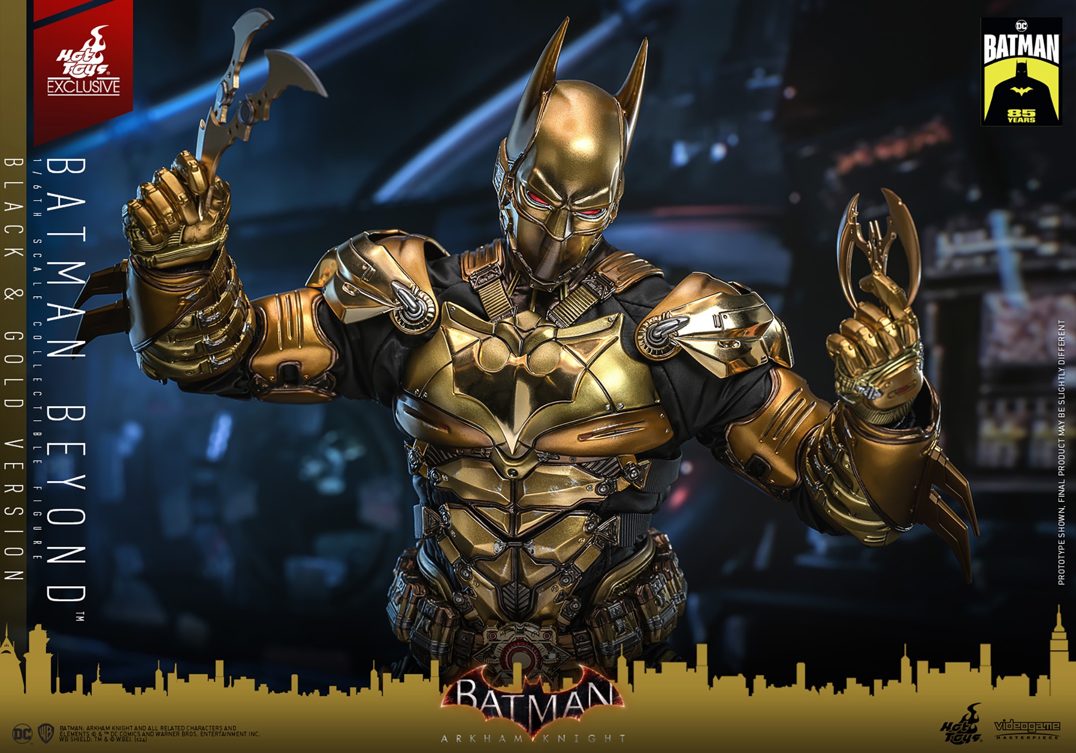 Batman Beyond Black and Gold Version Sixth Scale Figure by