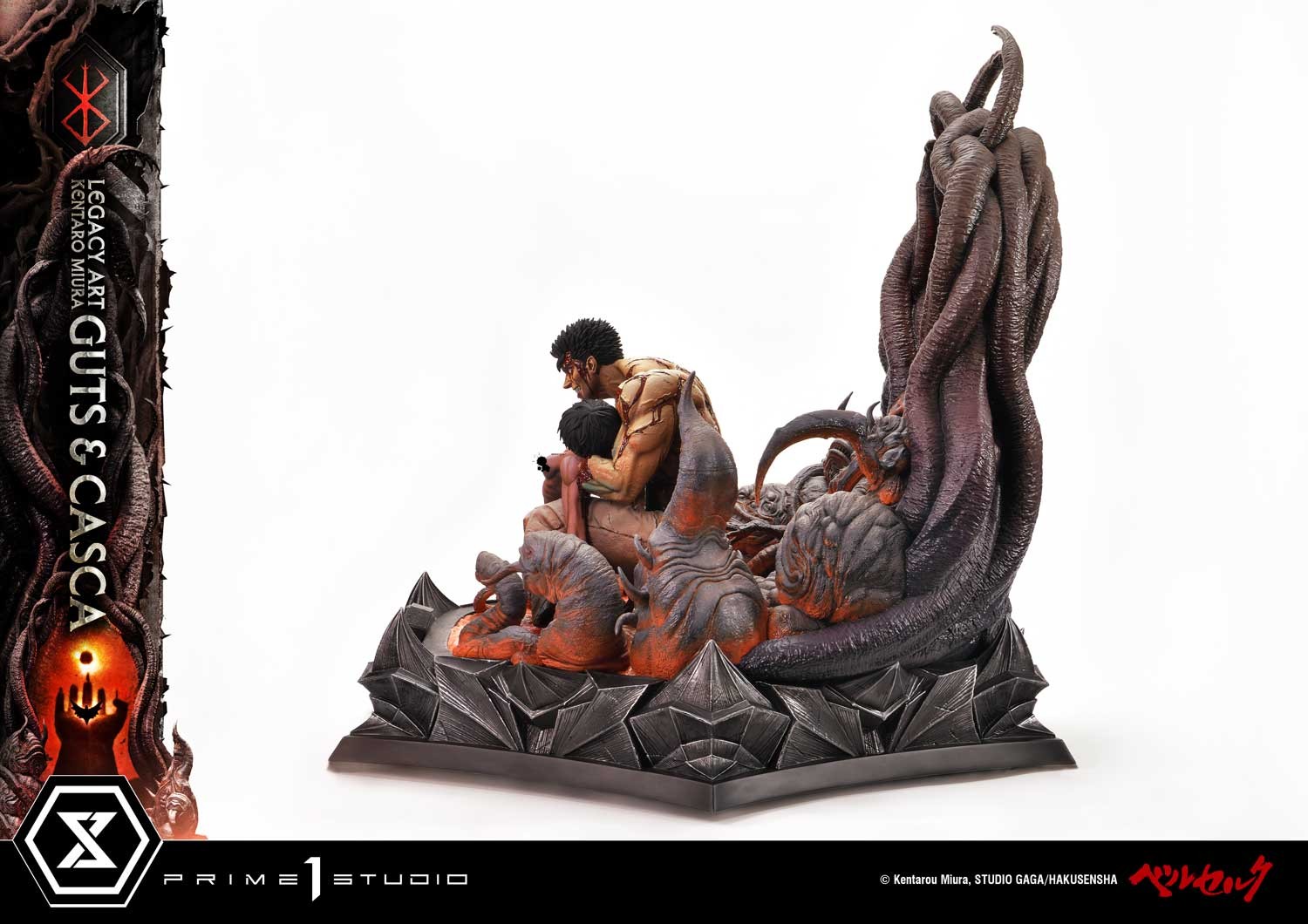 Berserk Guts & Casca Quarter Scale Statue  (Prototype Shown) View 12