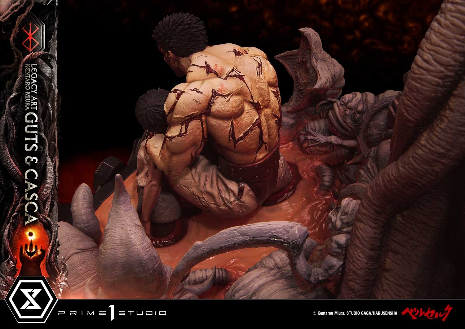 Guts & Casca (Bonus Version) Quarter Scale Statue by Prime 1