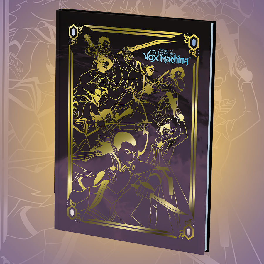 Critical Role The Art of The Legend of Vox Machina (Deluxe Edition) Book  (Prototype Shown) View 3